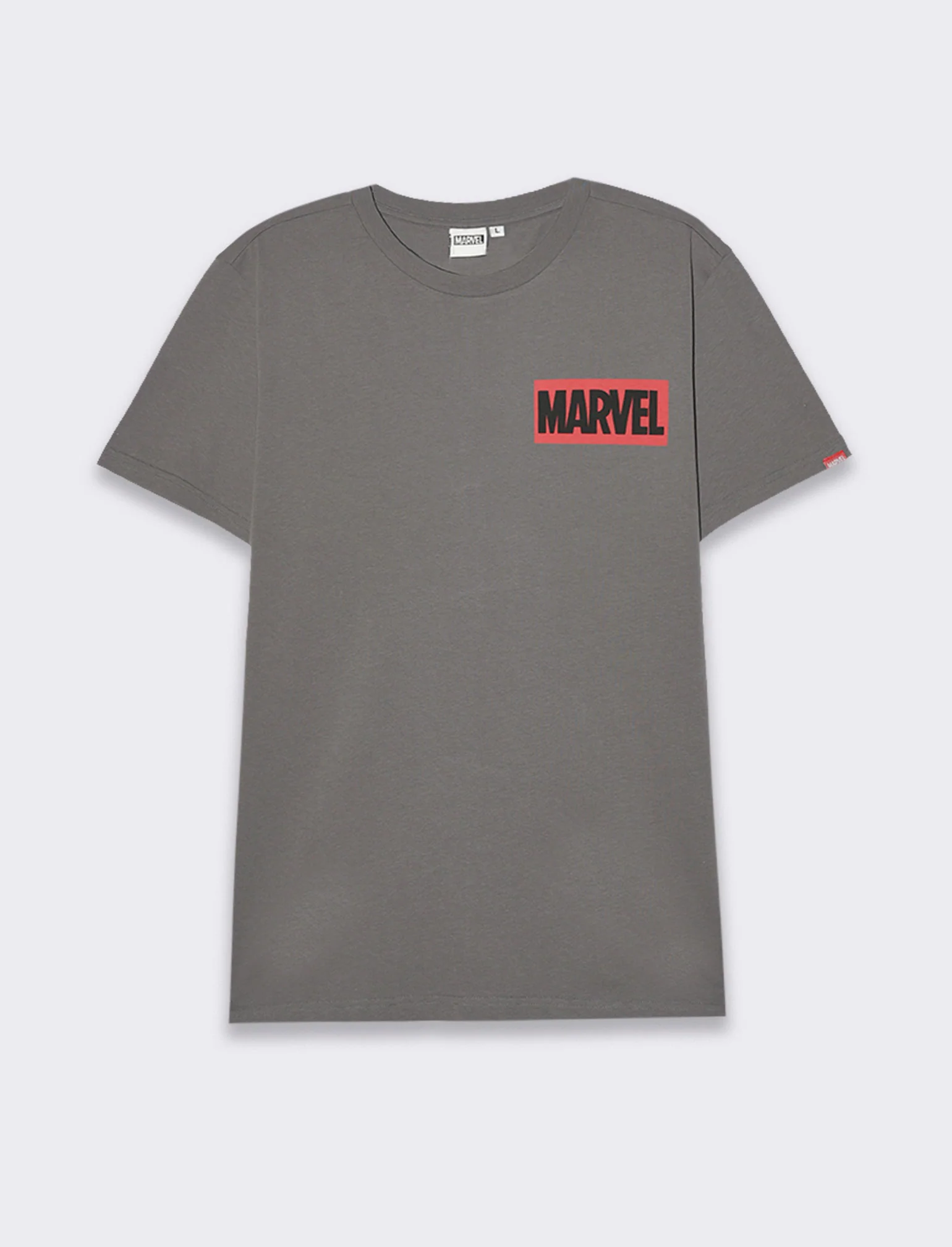 T-shirt stampa marvel da uomo - Grigio - Image 4