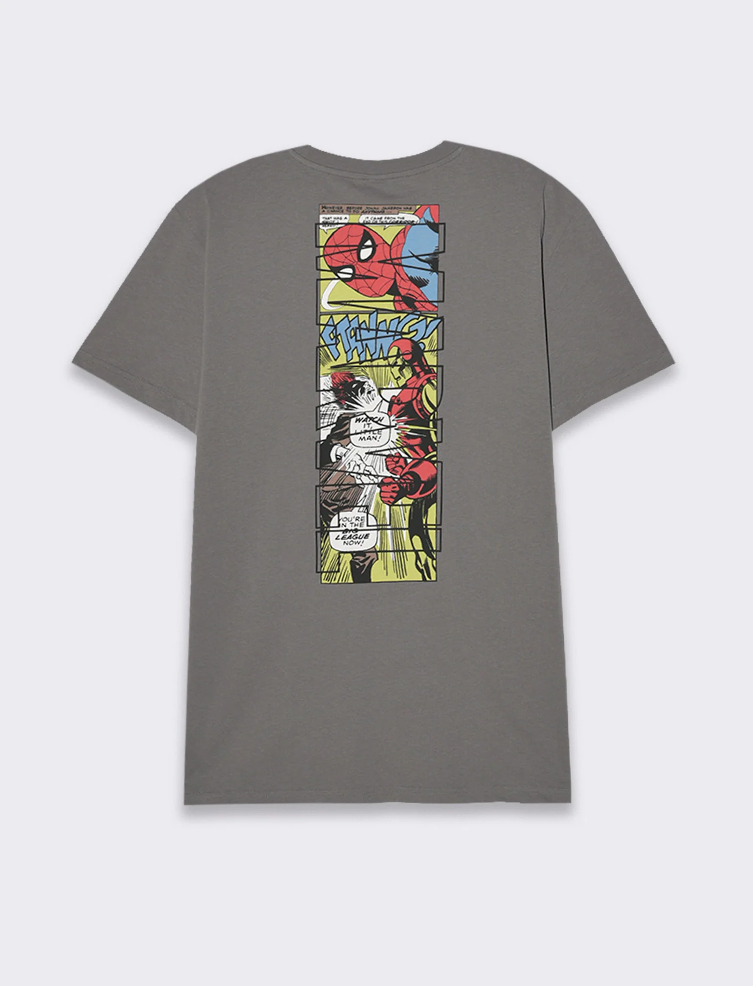 T-shirt stampa marvel da uomo - Grigio - Image 5