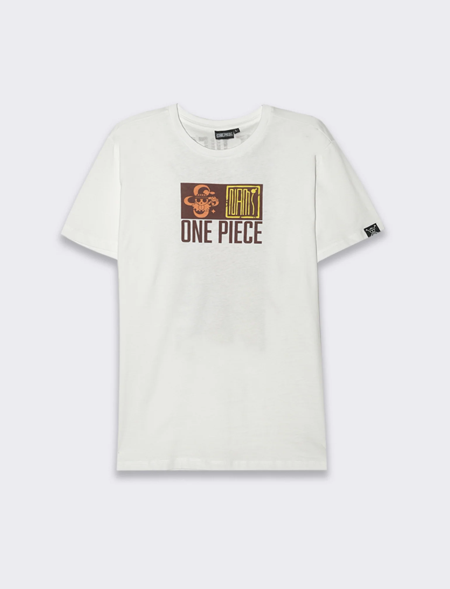 T-shirt stampa one piece da uomo - Bianco - Image 4