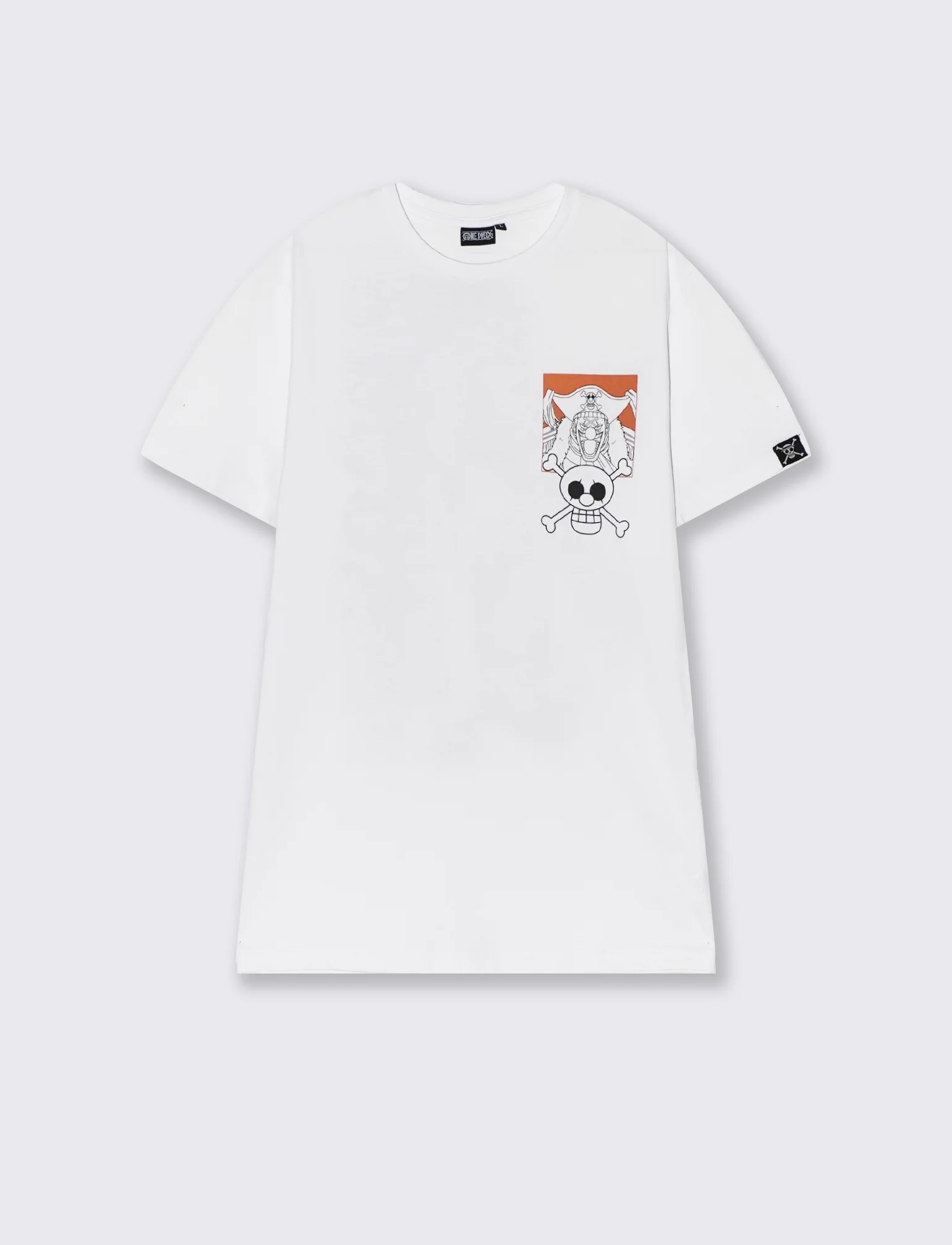 T-shirt stampa one piece da uomo - Bianco - Image 4