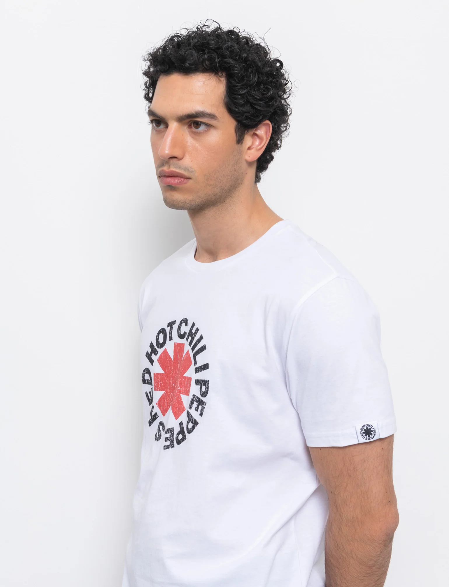T-shirt stampa red hot chili peppers da uomo - Bianco - Image 3