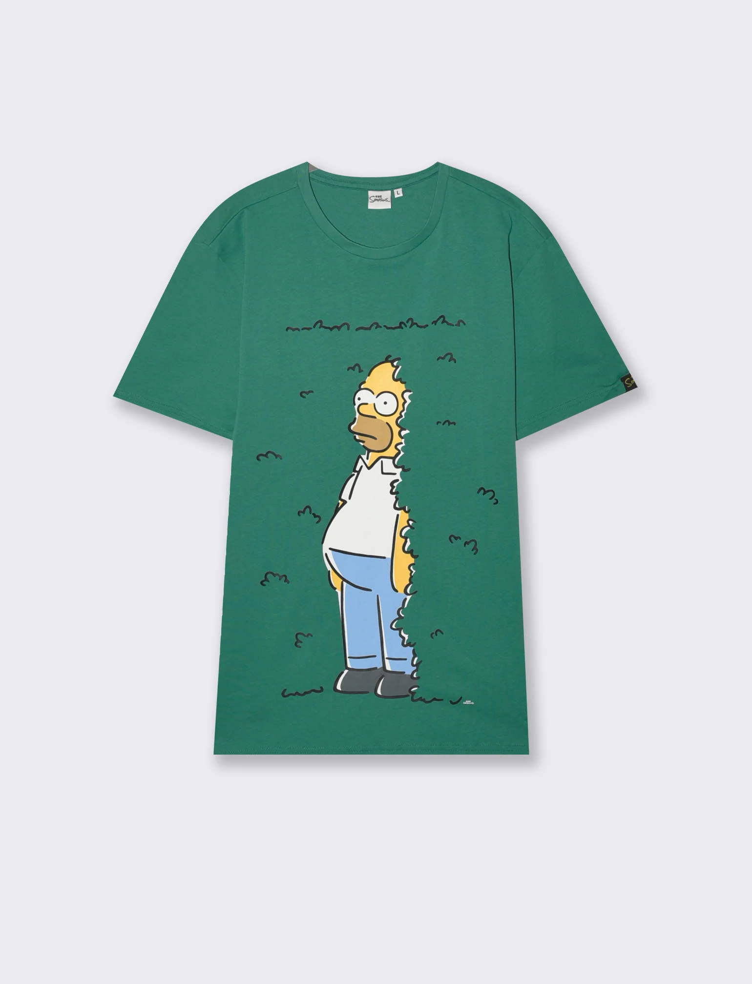 T-SHIRT STAMPA SIMPSONS - Verde - Image 2