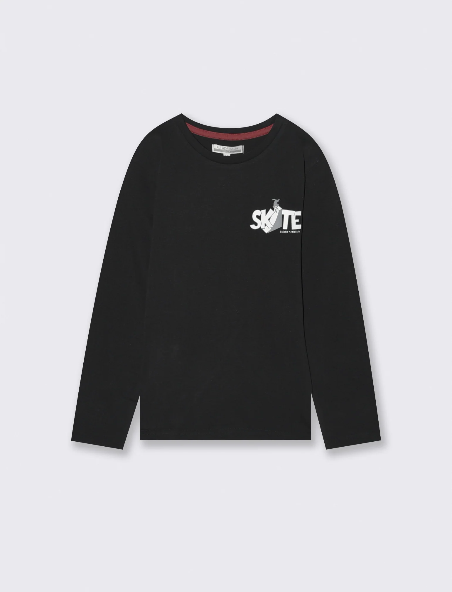T shirt stampa skate. - Nero - Image 4