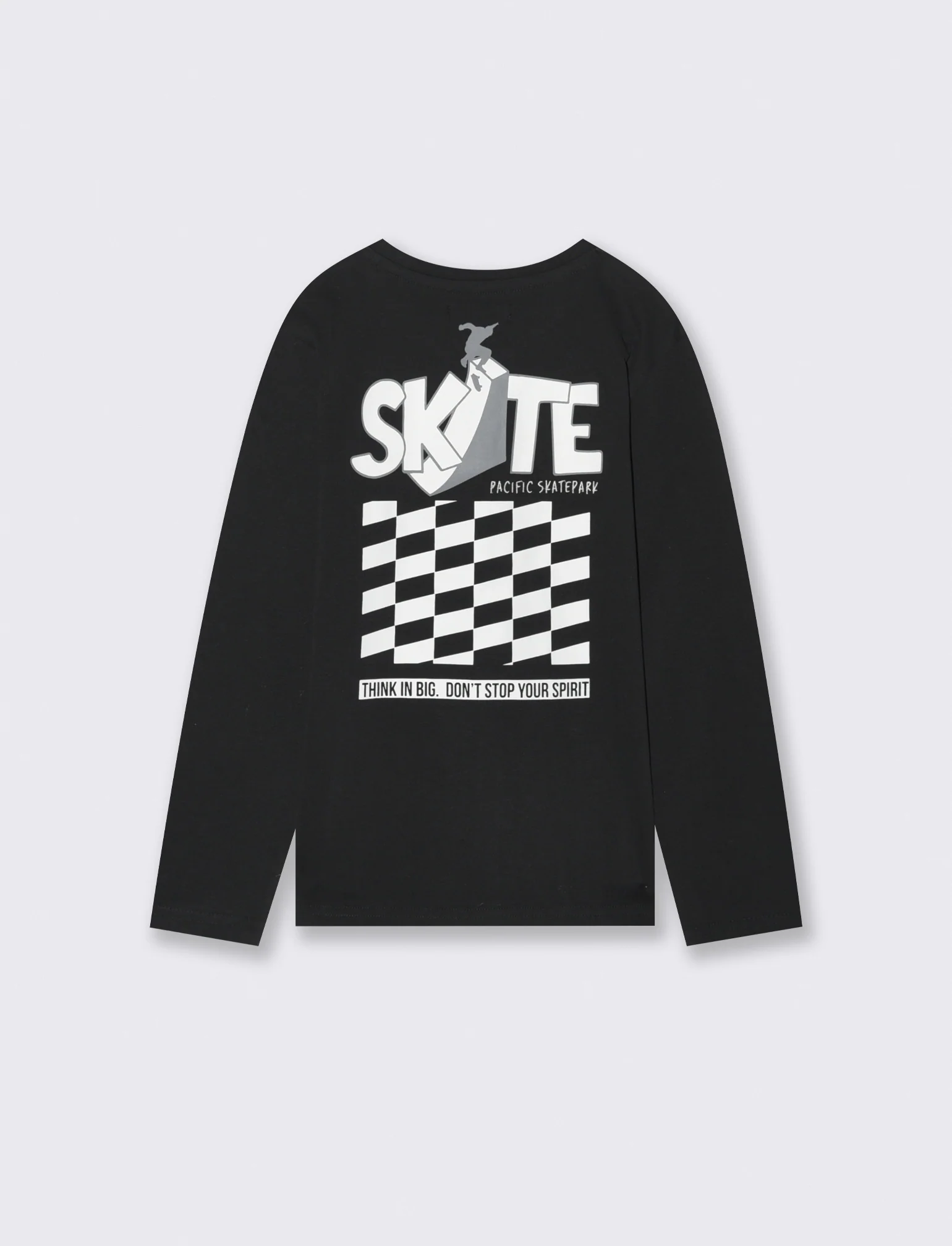 T shirt stampa skate. - Nero - Image 5