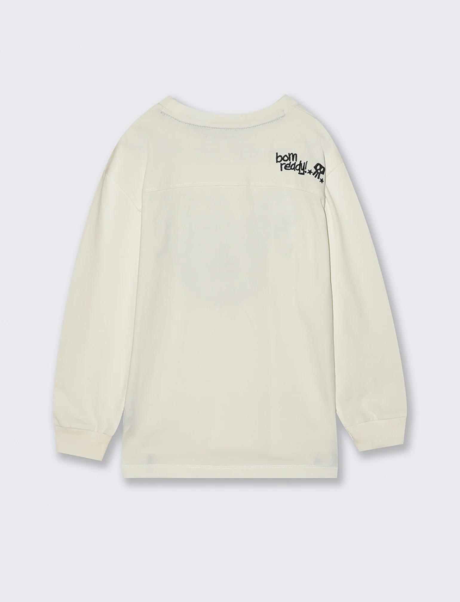 T shirt stampa skate skull. - Bianco latte - Image 4