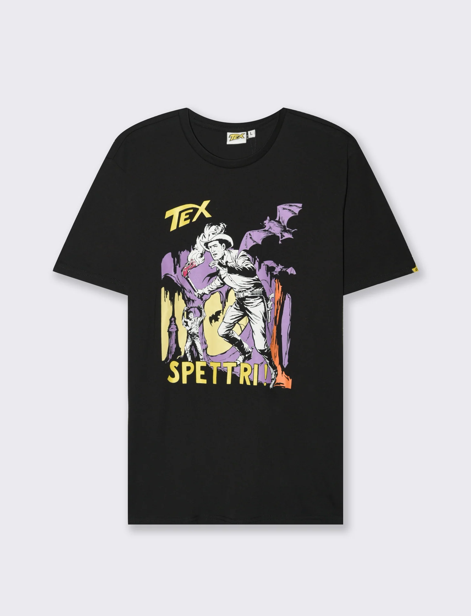 T-SHIRT STAMPA TEX WILLER - Nero - Image 2