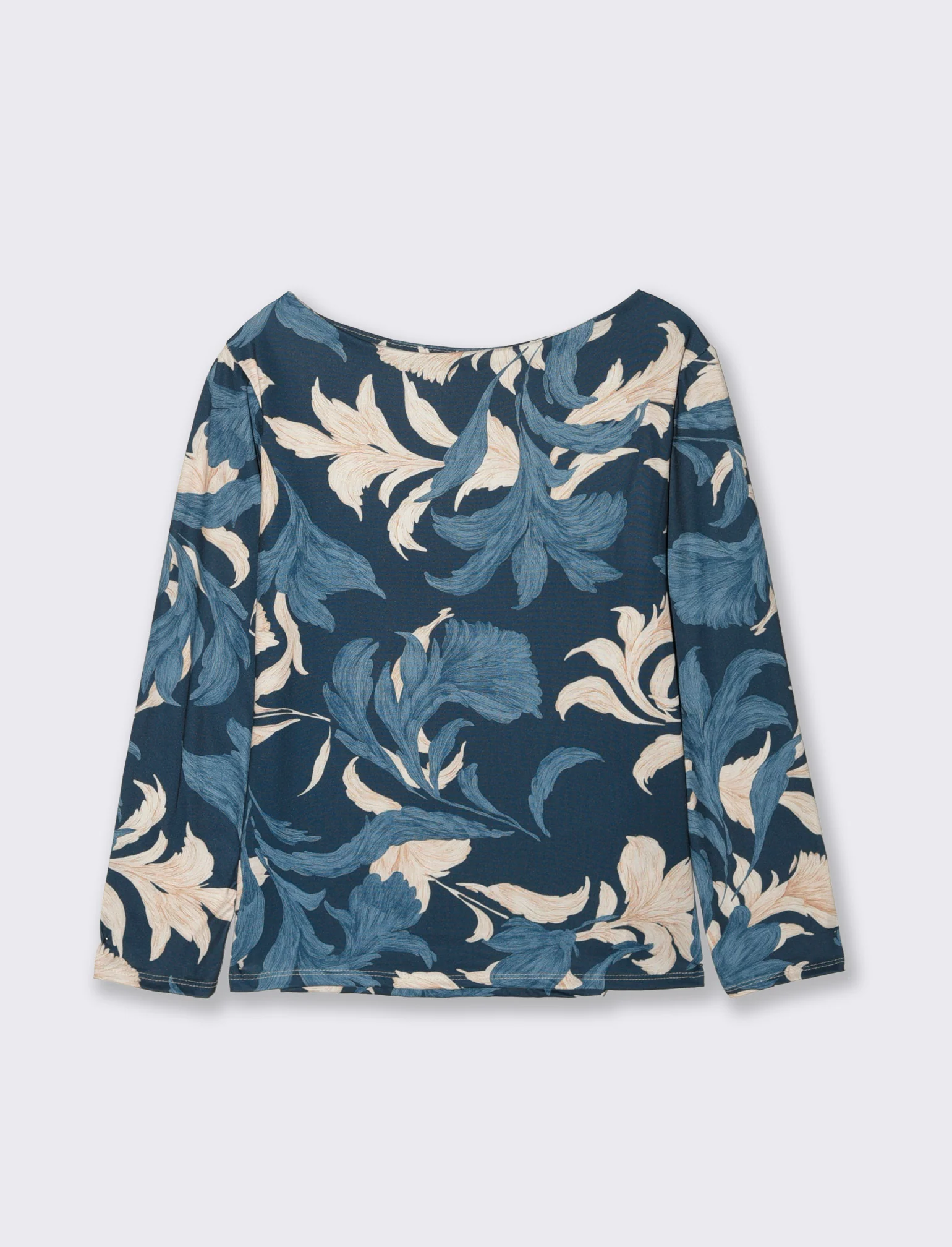 T-SHIRT STAMPATA - Blu - Image 2
