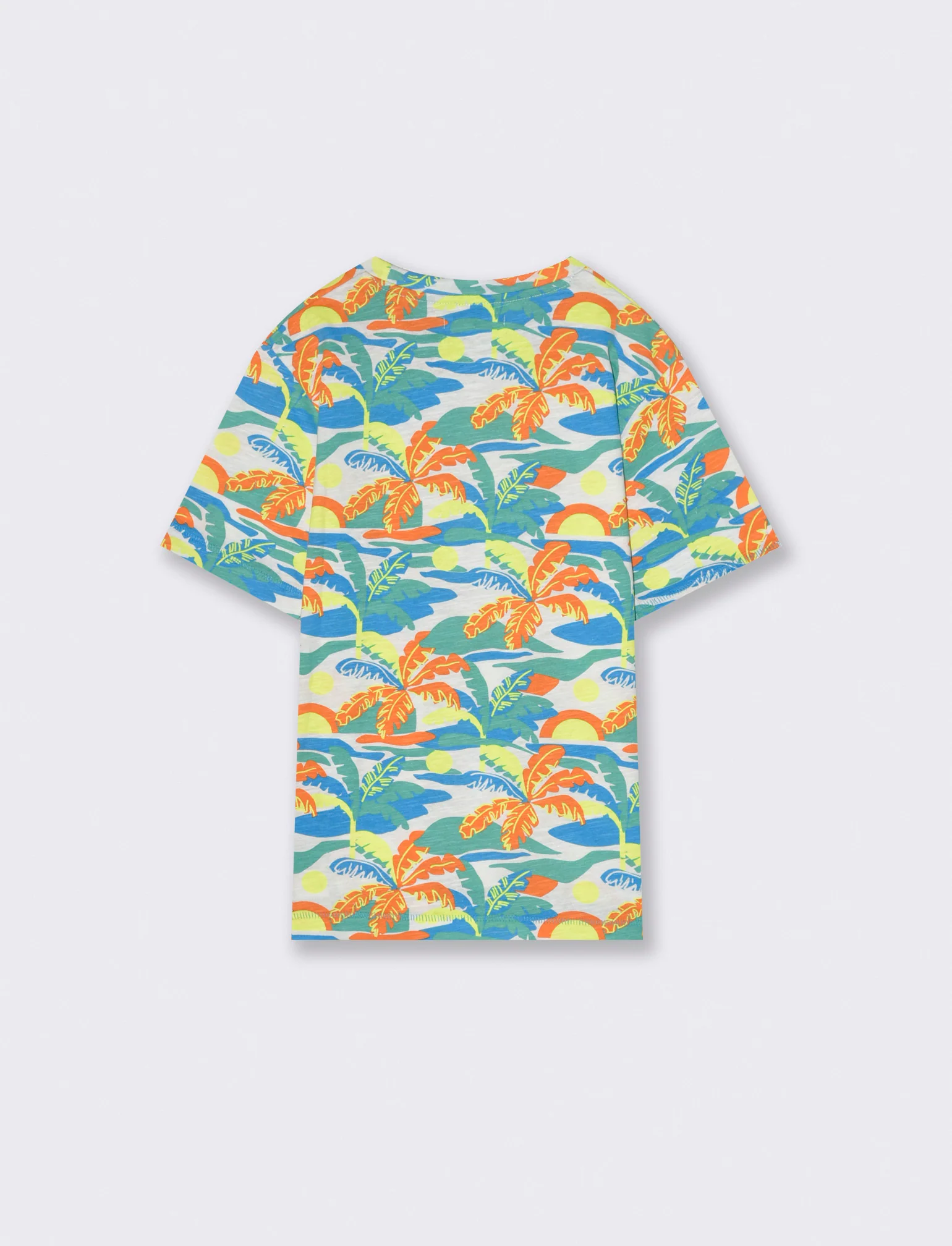 T-shirt stampata con tasca da bambino - Fantasia - Image 5