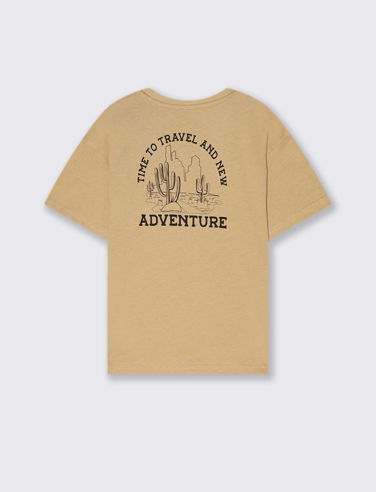T-shirt stampata da bambino - Beige - Image 4