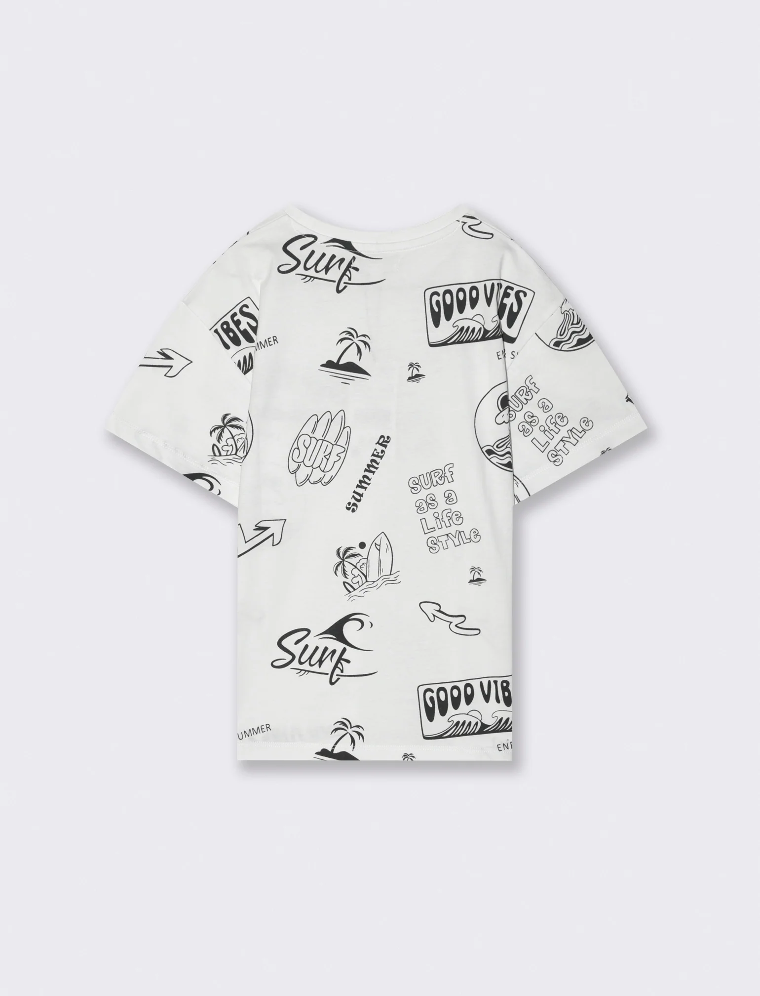 T-shirt stampata da bambino - Bianco - Image 4
