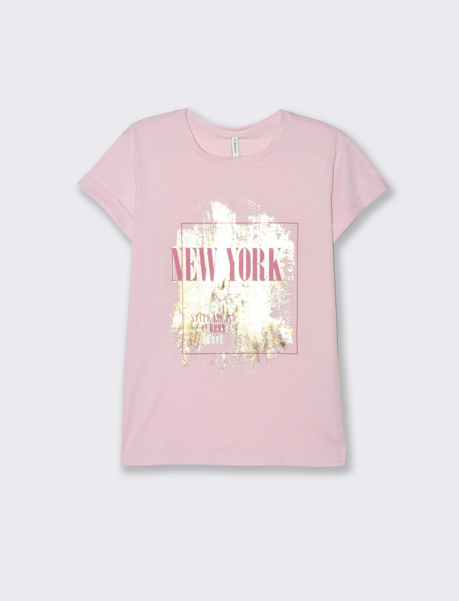T-shirt stampata da donna - Rosa chiaro - Image 4