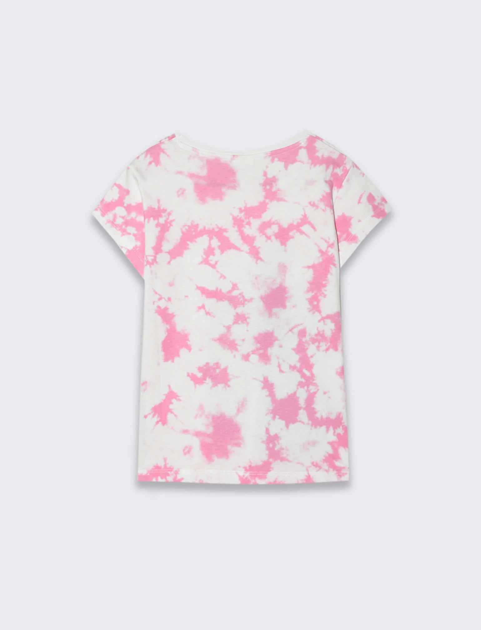 T-shirt stampata tye-dye con stampa Stitch da bambina - Fantasia - Image 3