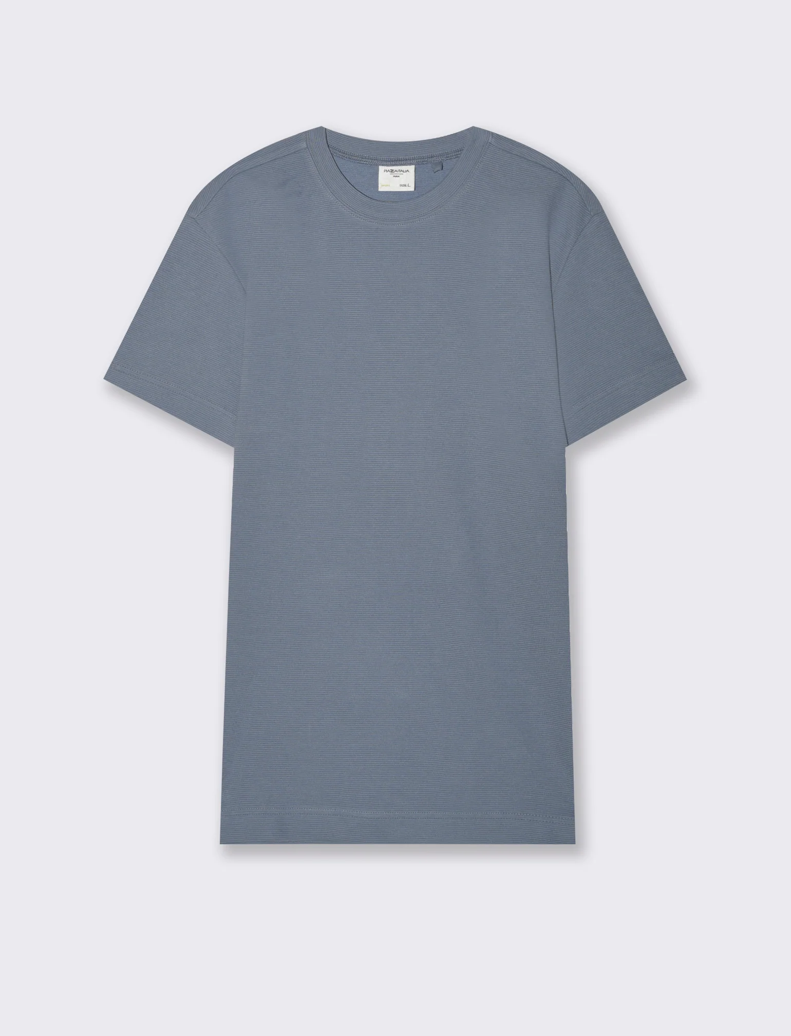 T-shirt struttura ottoman da uomo - CARTA DA ZUCCHERO - Image 4