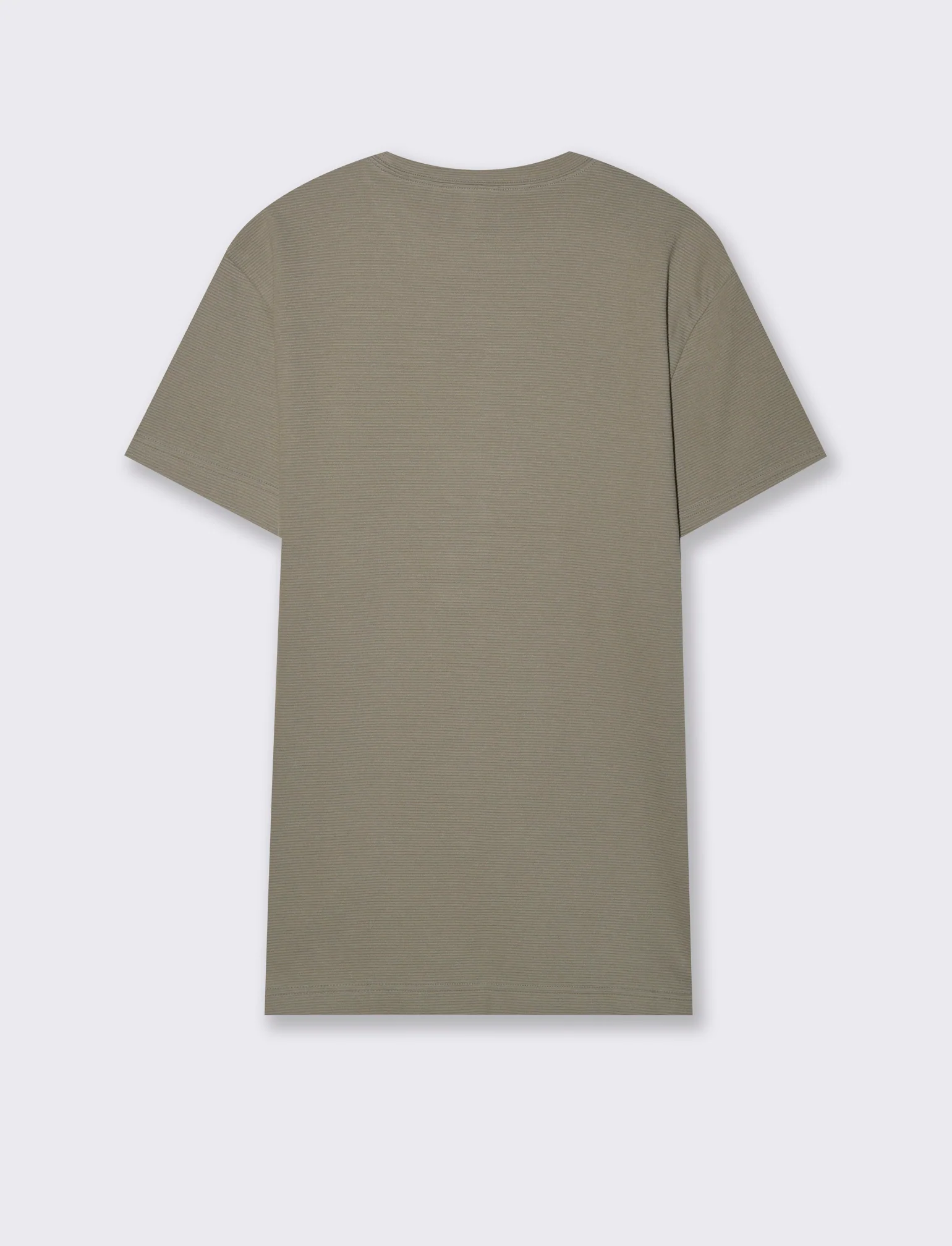 T-shirt struttura ottoman da uomo - Grigio - Image 2