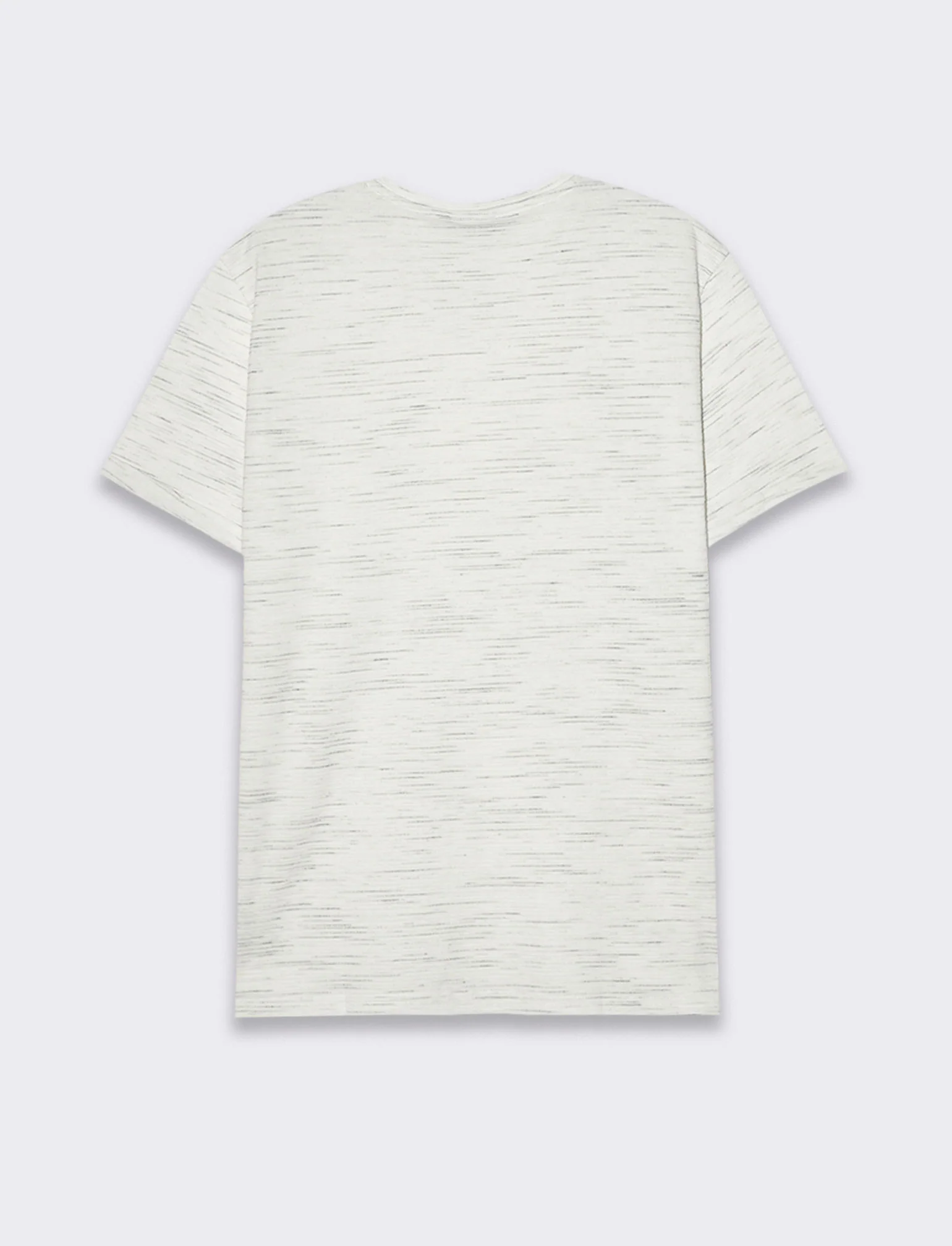 T-shirt struttura slub injected da uomo - Bianco - Image 5