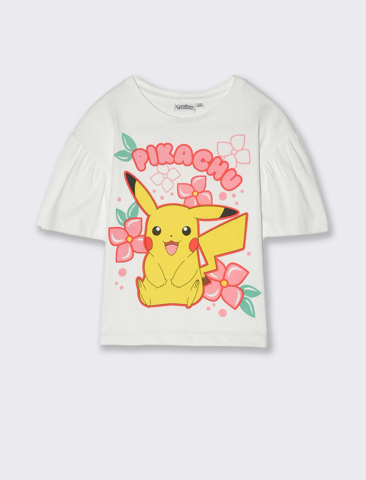 T-shirt tema Pokemon da bambina - Bianco - Image 2