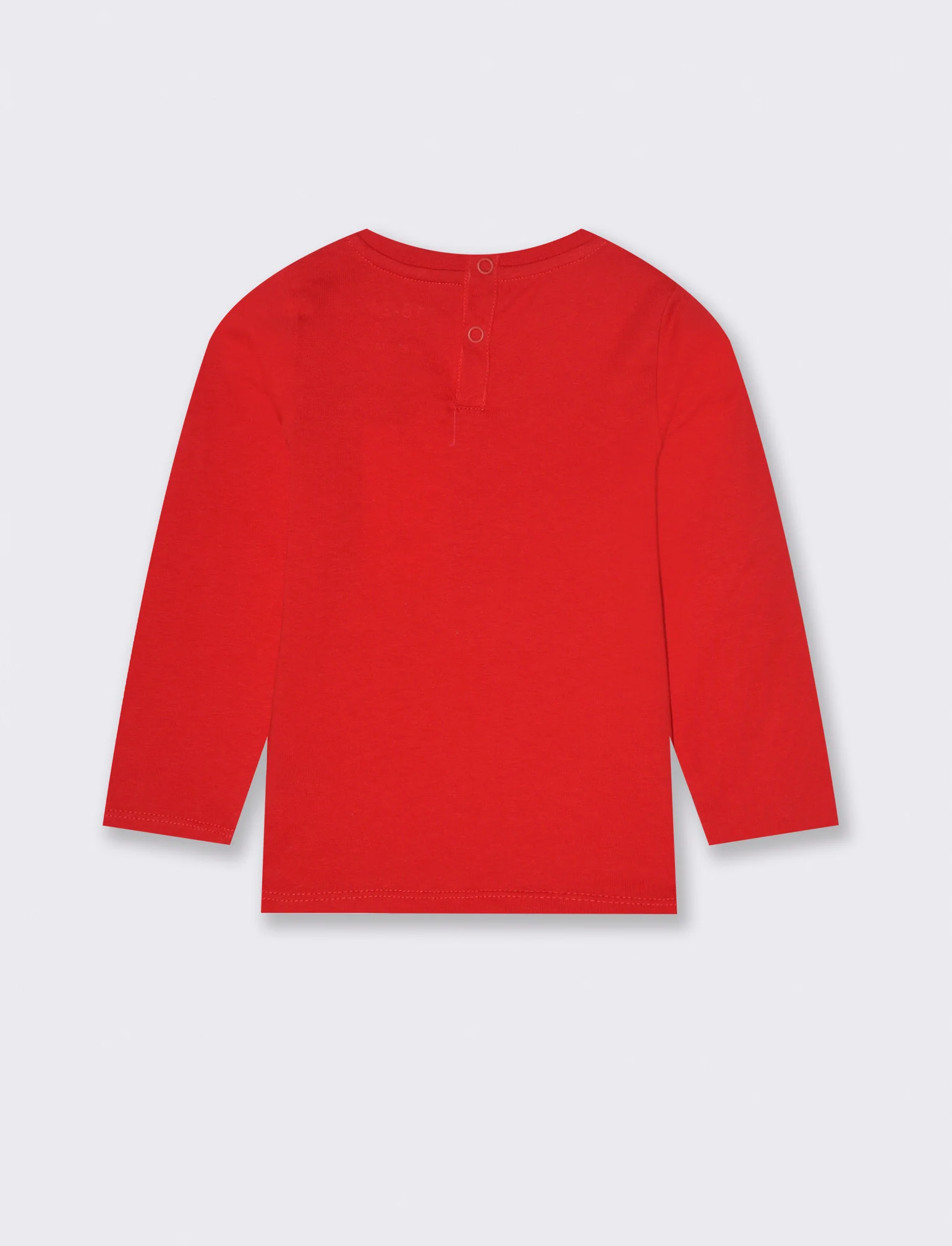 T shirt tinta unita - Rosso - Image 2