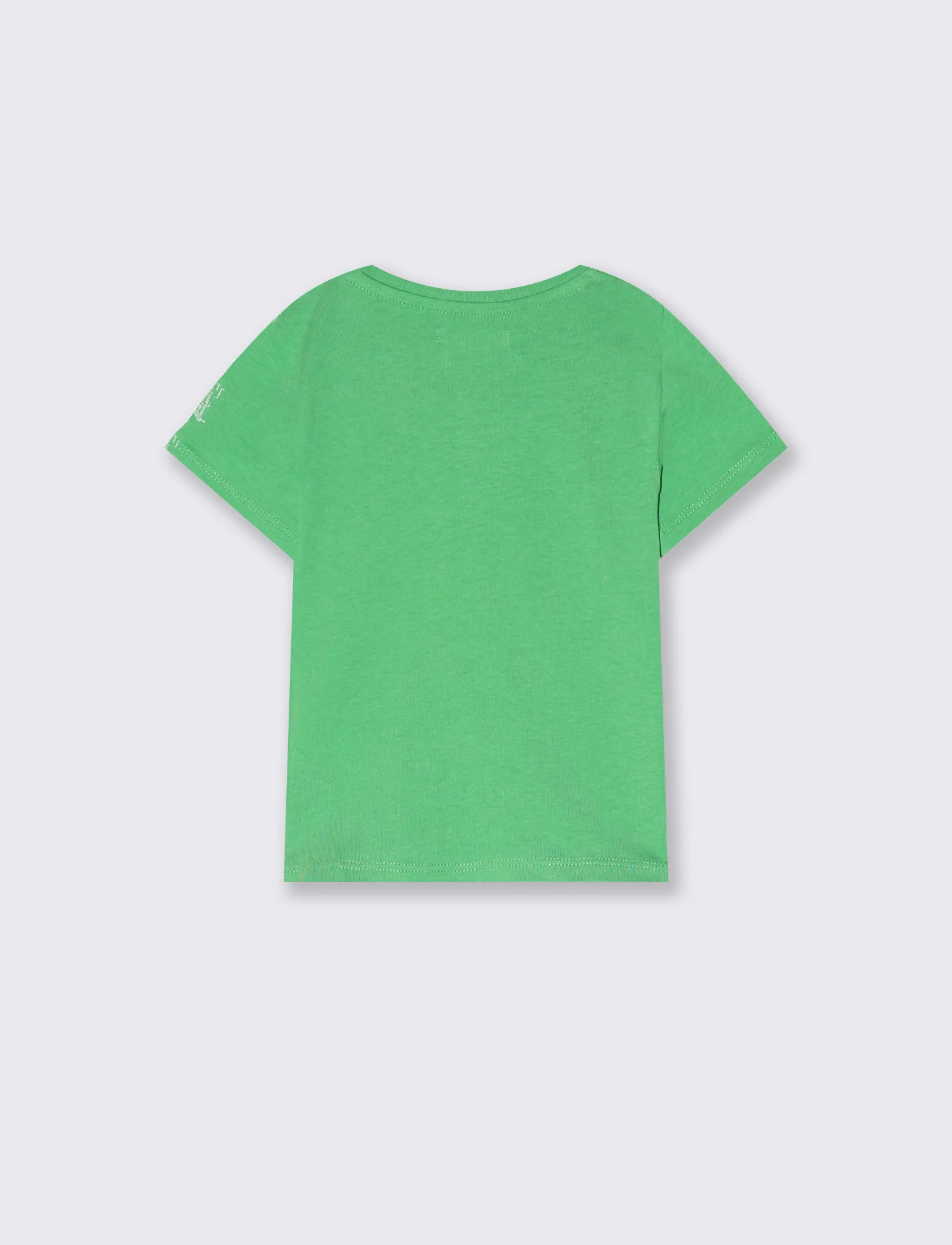 T-SHIRT TINTA UNITA - Verde prato - Image 2