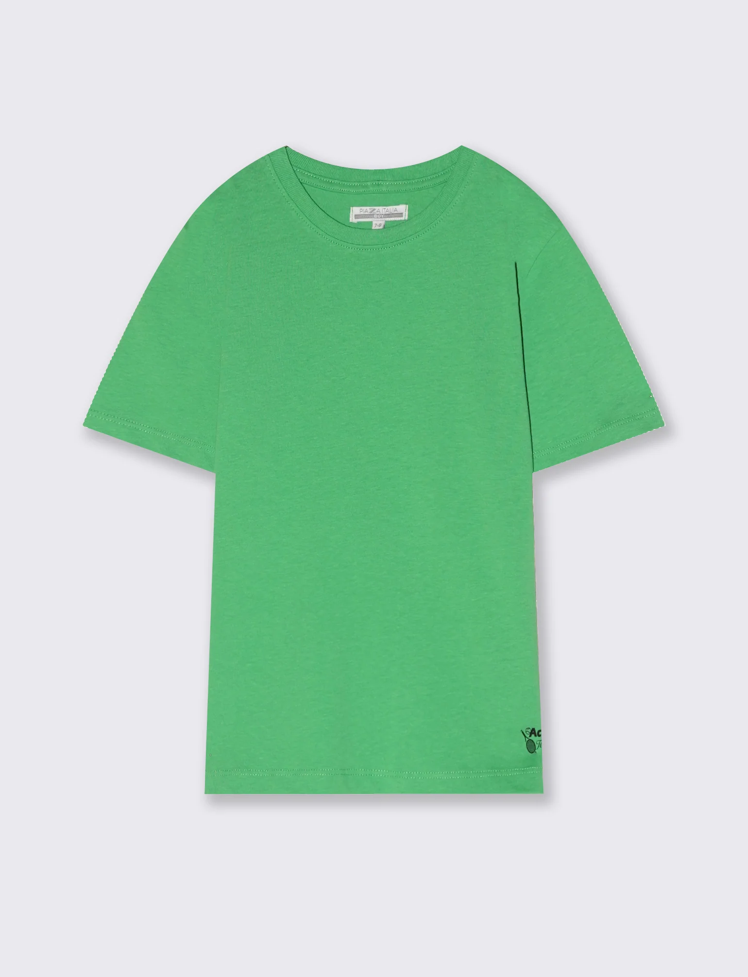 T-SHIRT TINTA UNITA - Verde prato