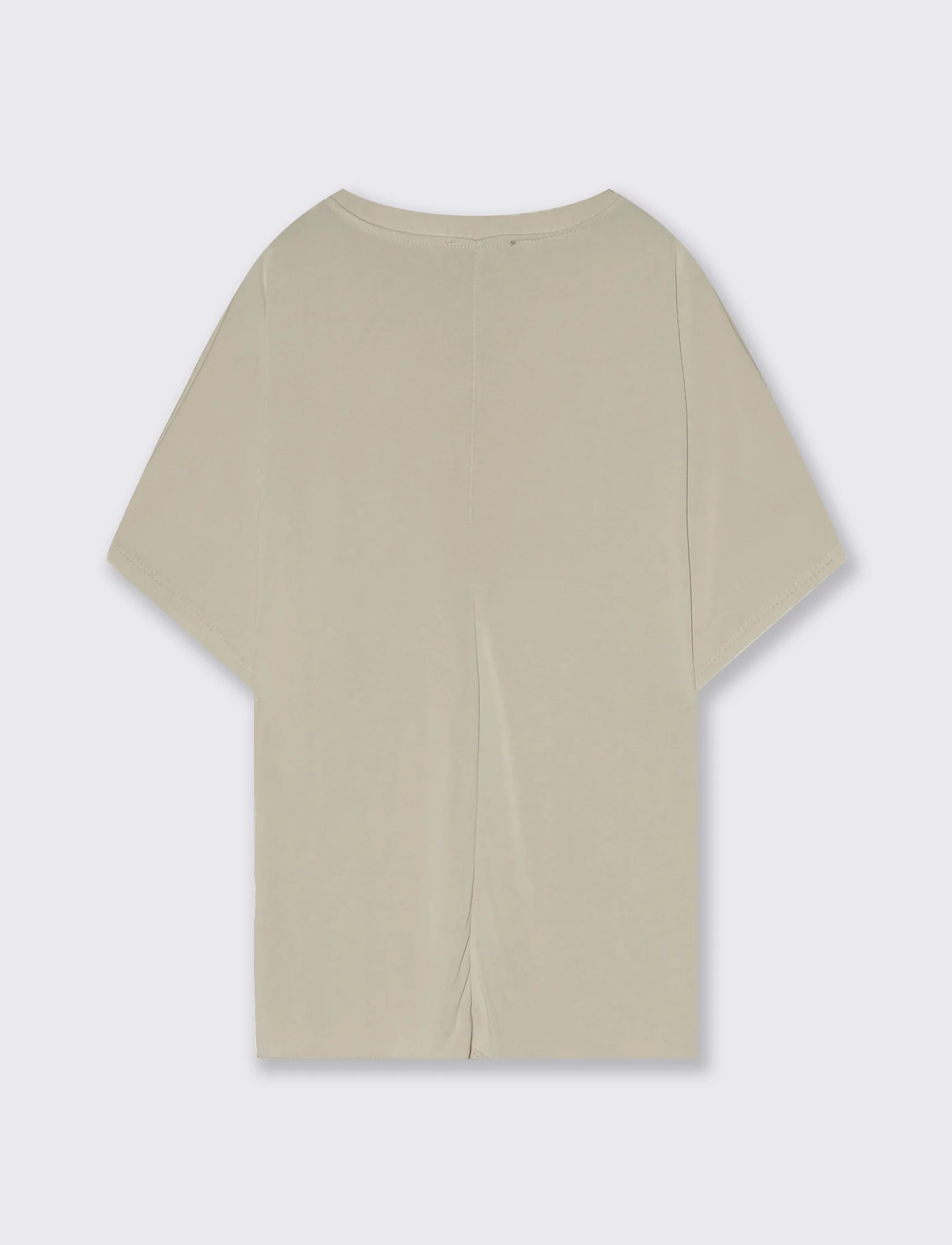 T-Shirt: Vestibilità Morbida e Confortevole - Beige - Image 2