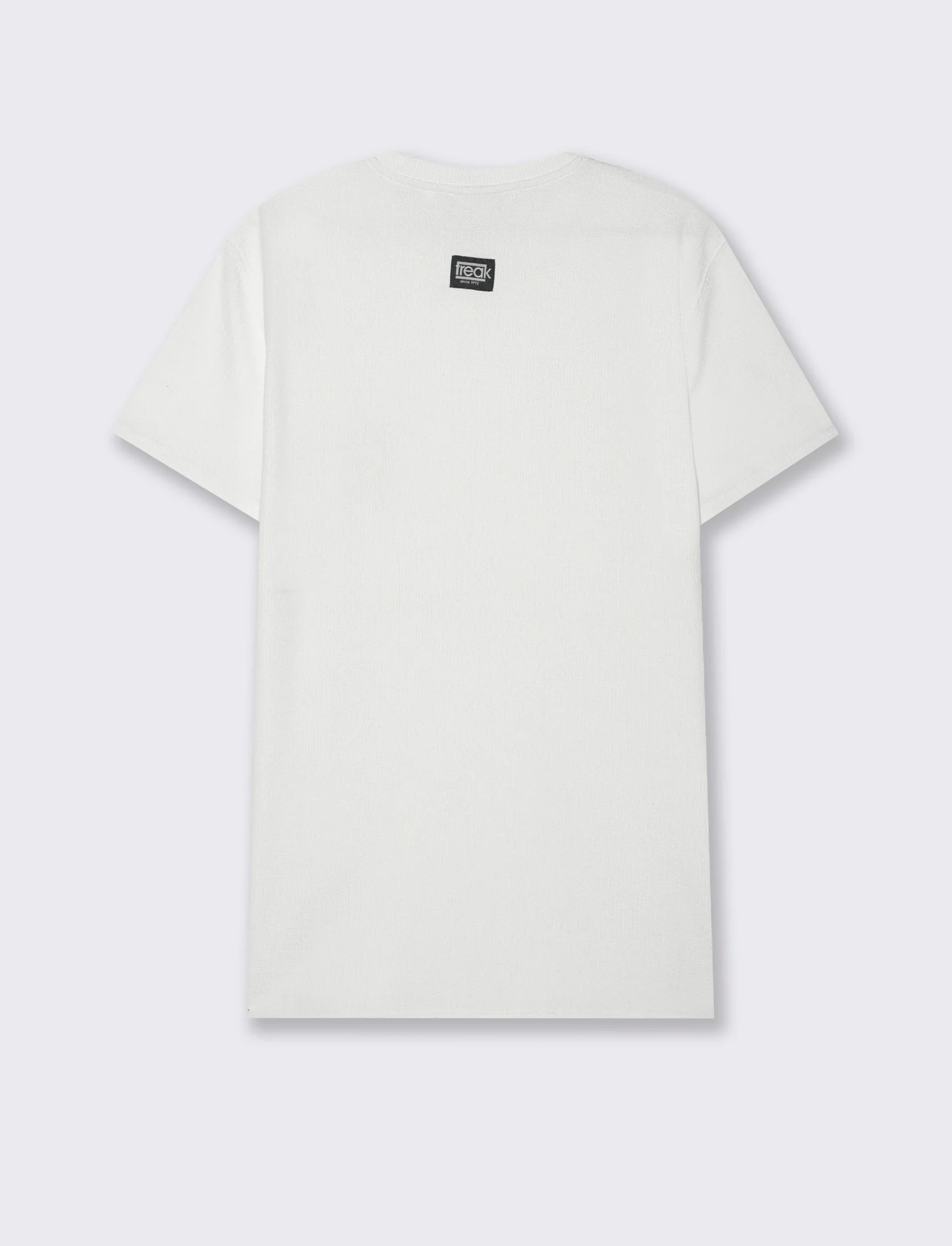 T-shirt waffle boxy fit da uomo - Bianco - Image 2