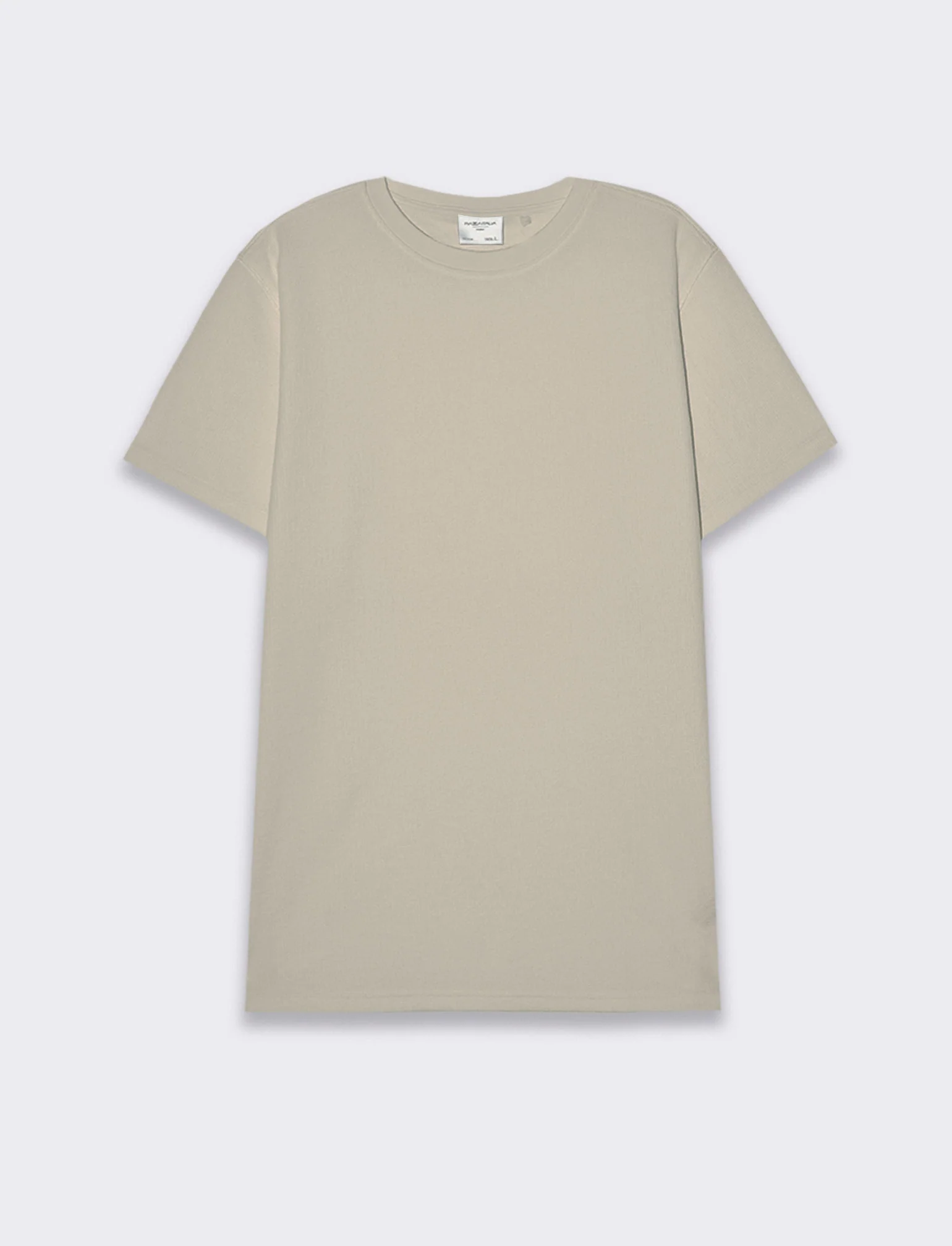 T-shirt waffle regular fit da uomo - Grigio ghiaccio - Image 4