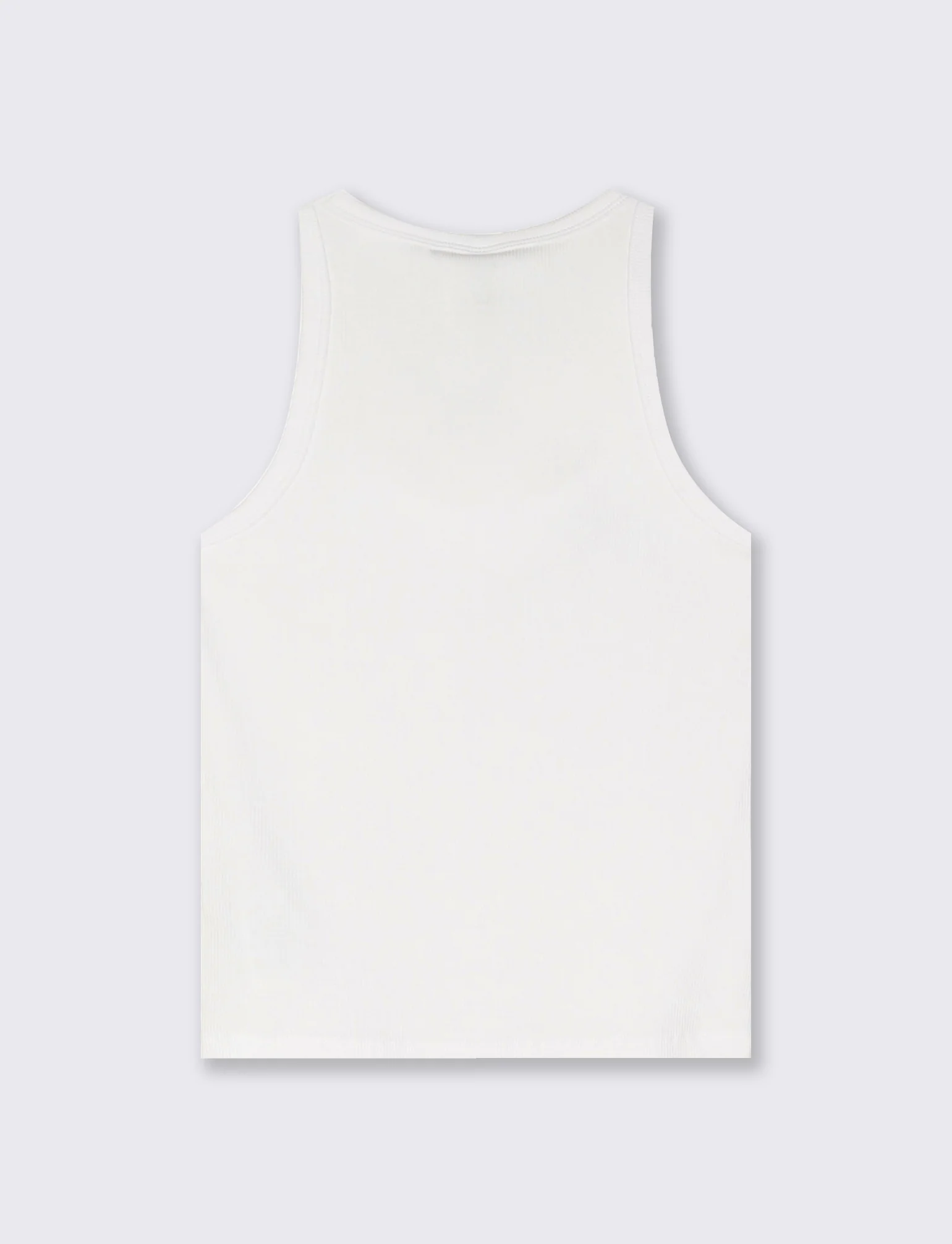 Top a Costine con Scollo Madonna - Bianco - Image 2