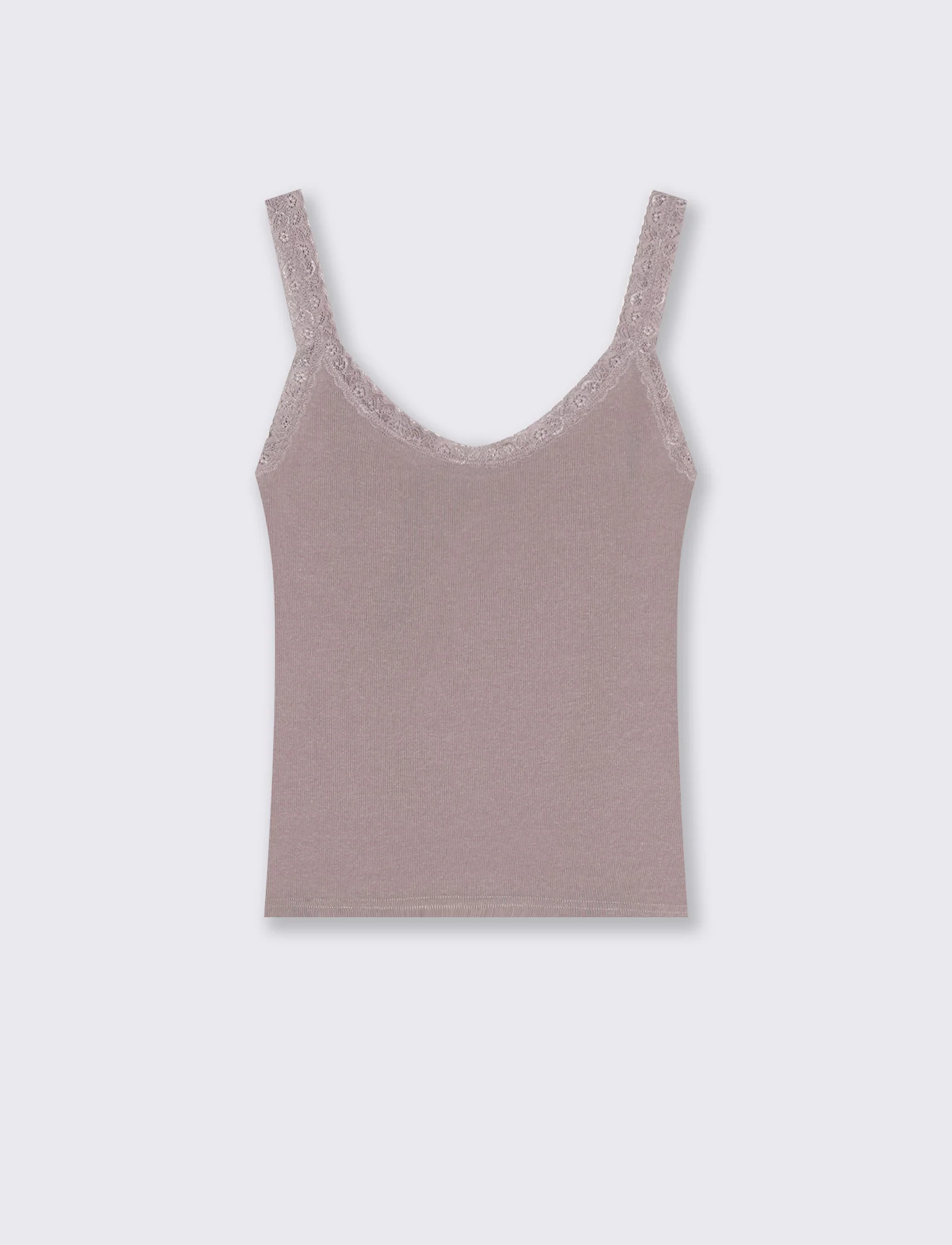 TOP A COSTINE - Viola glicine