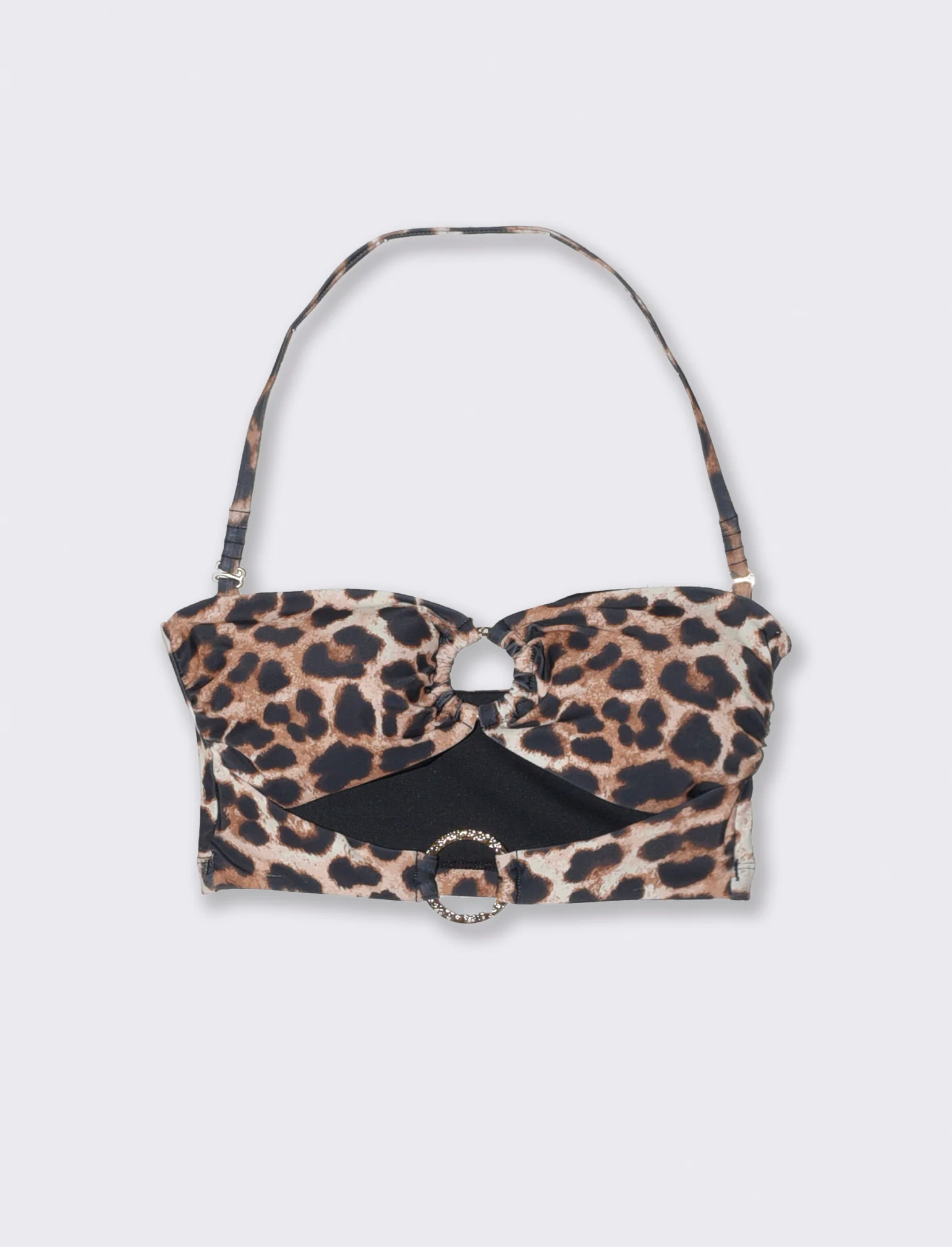 Top a fascia mare con anelli per donne - Leopardato - Image 2