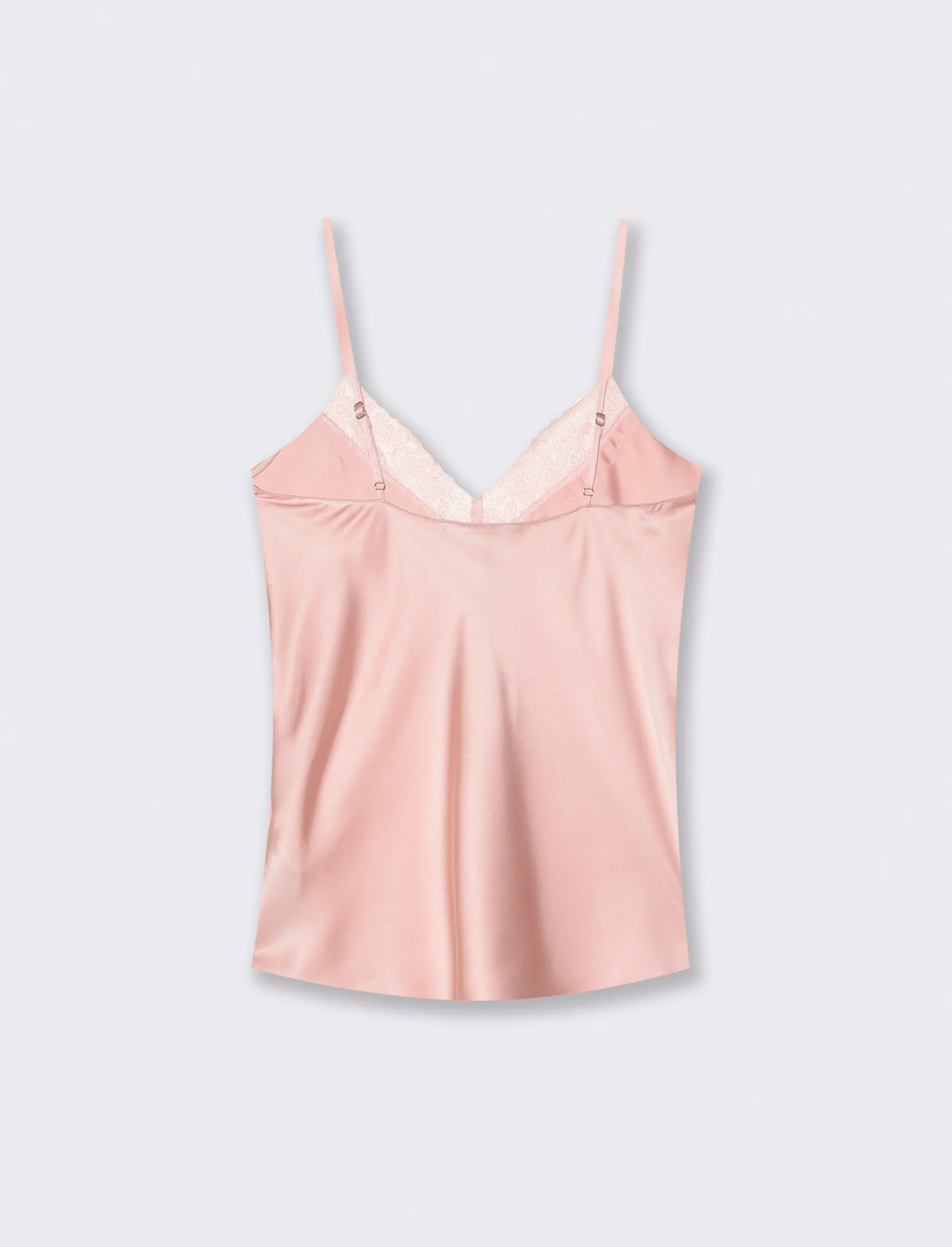 Top con bretelle regolabili - Rosa polvere - Image 2