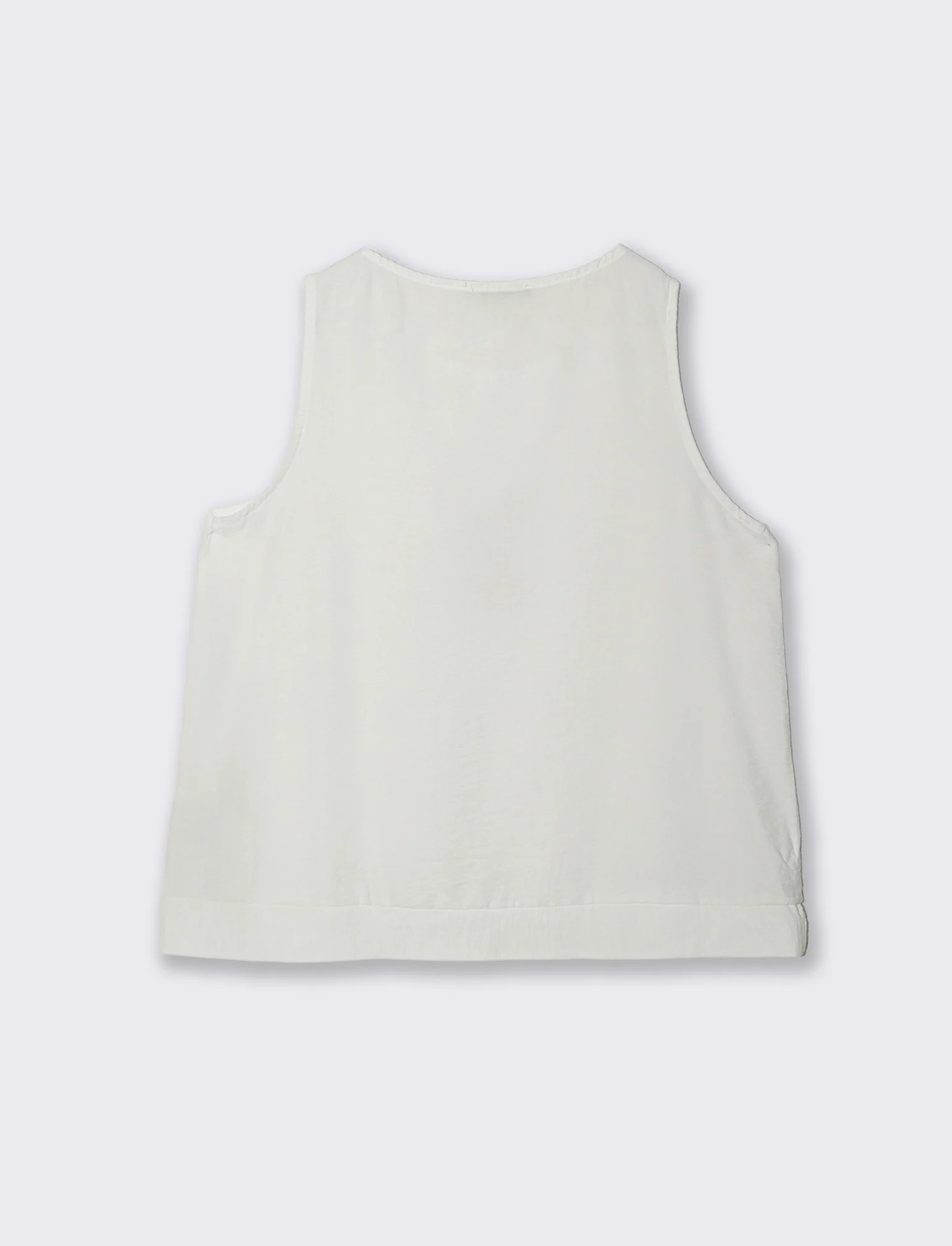 Top con collana - Bianco - Image 4