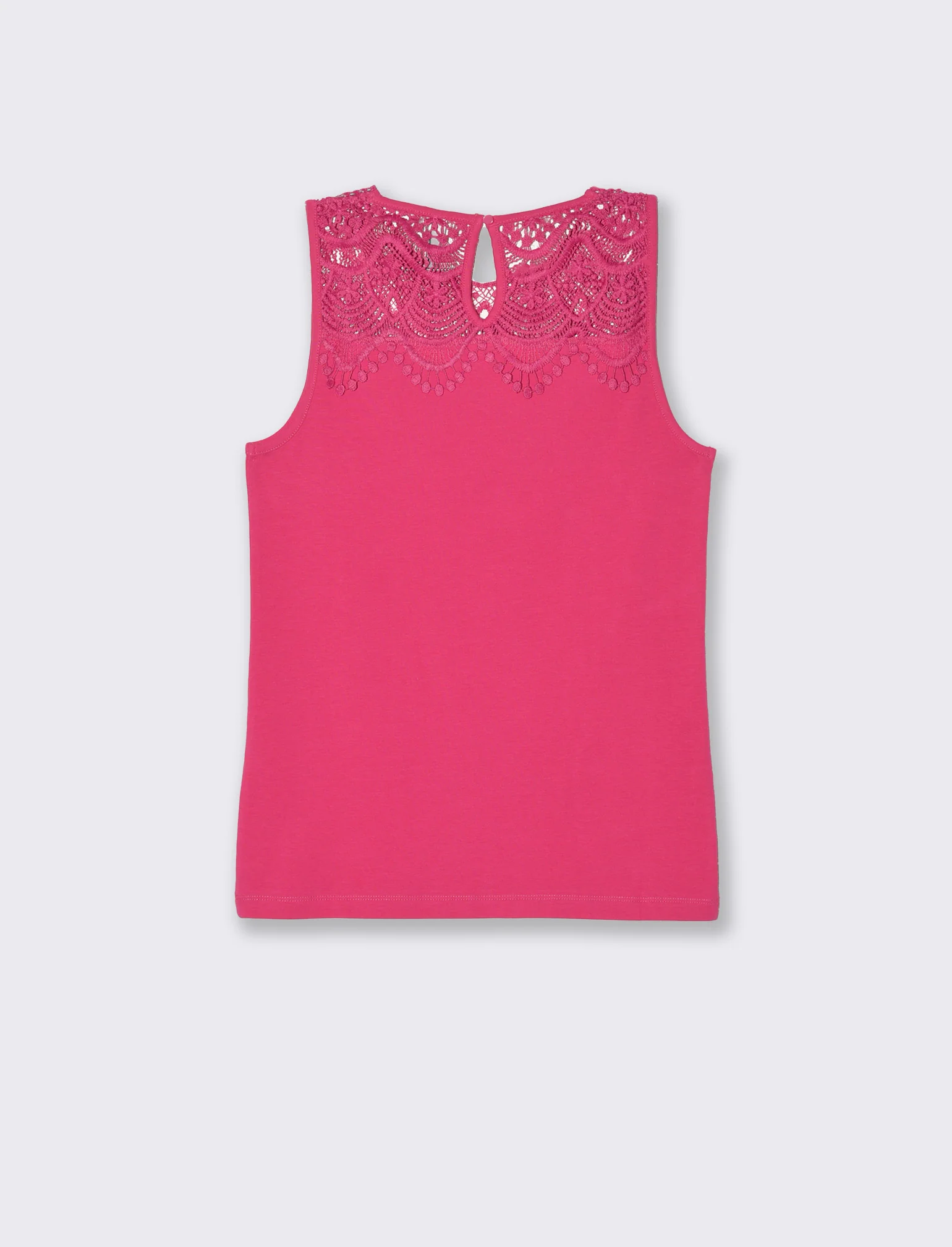 Top con pizzo da donna - Fuxia - Image 2