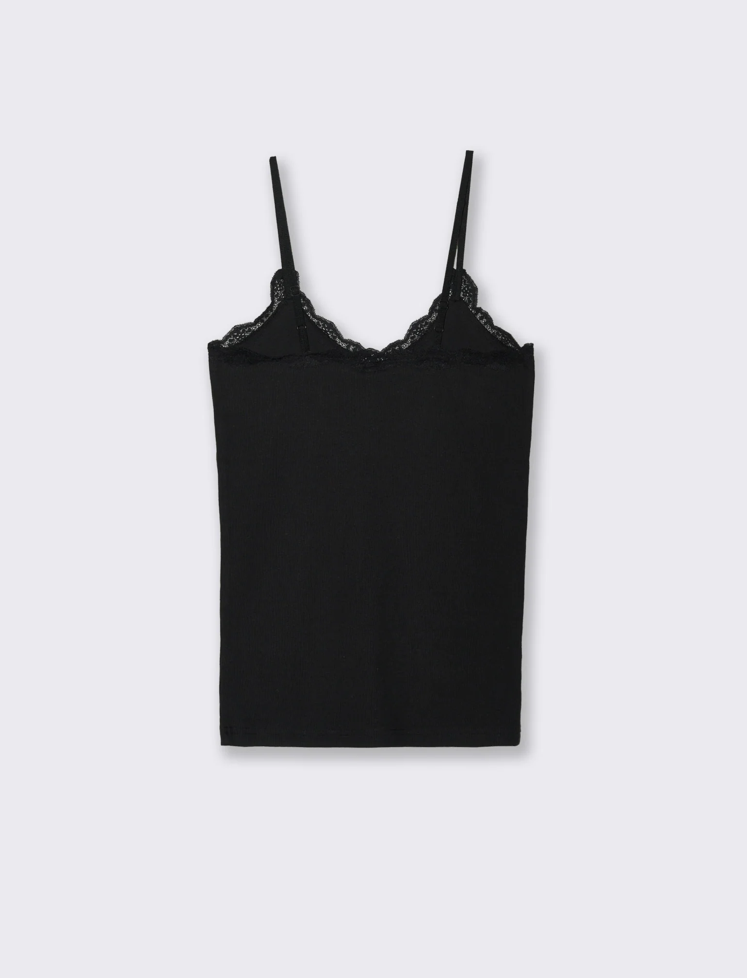 TOP CON PIZZO - Nero - Image 2
