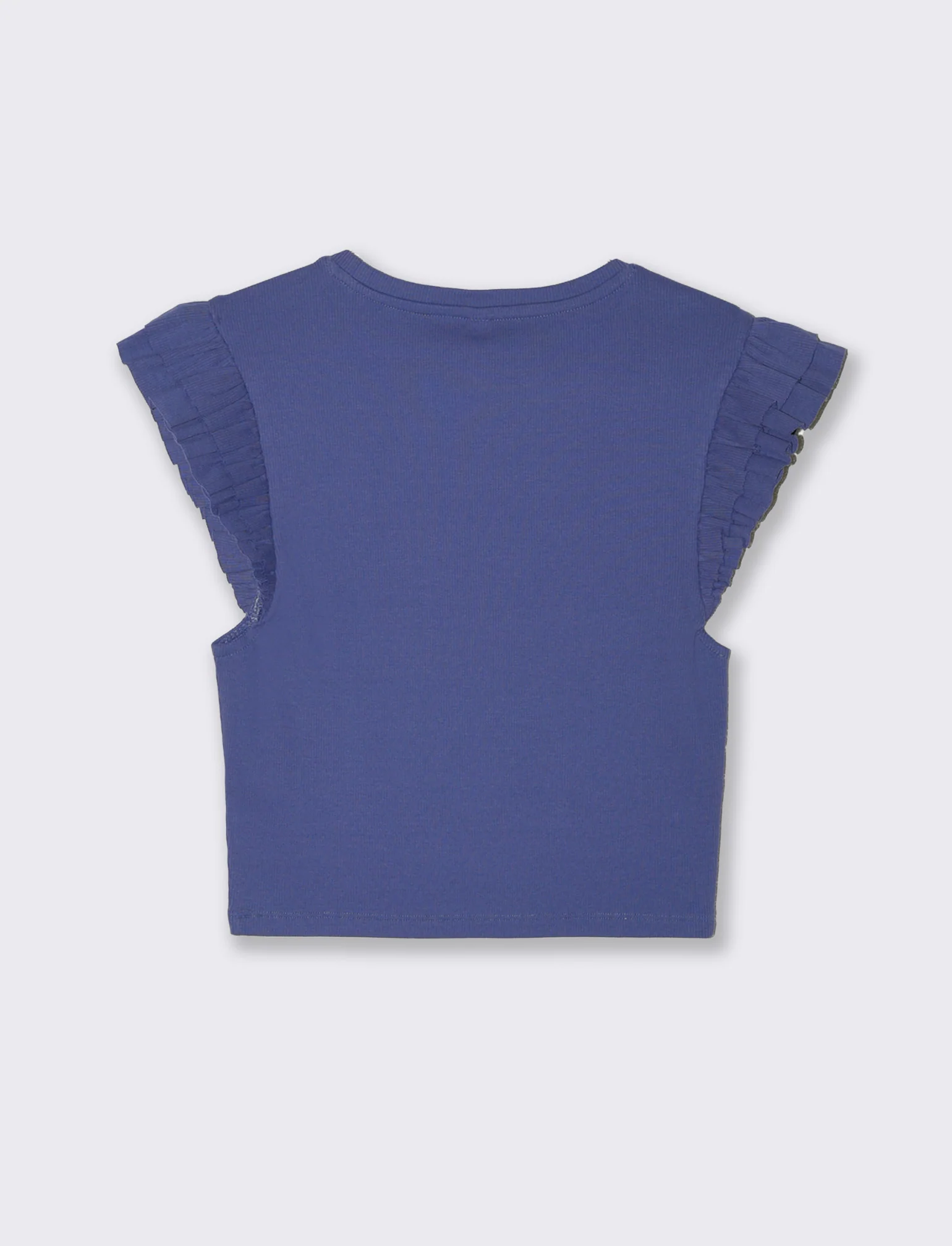 Top con rouches da donna - Mirtillo - Image 2