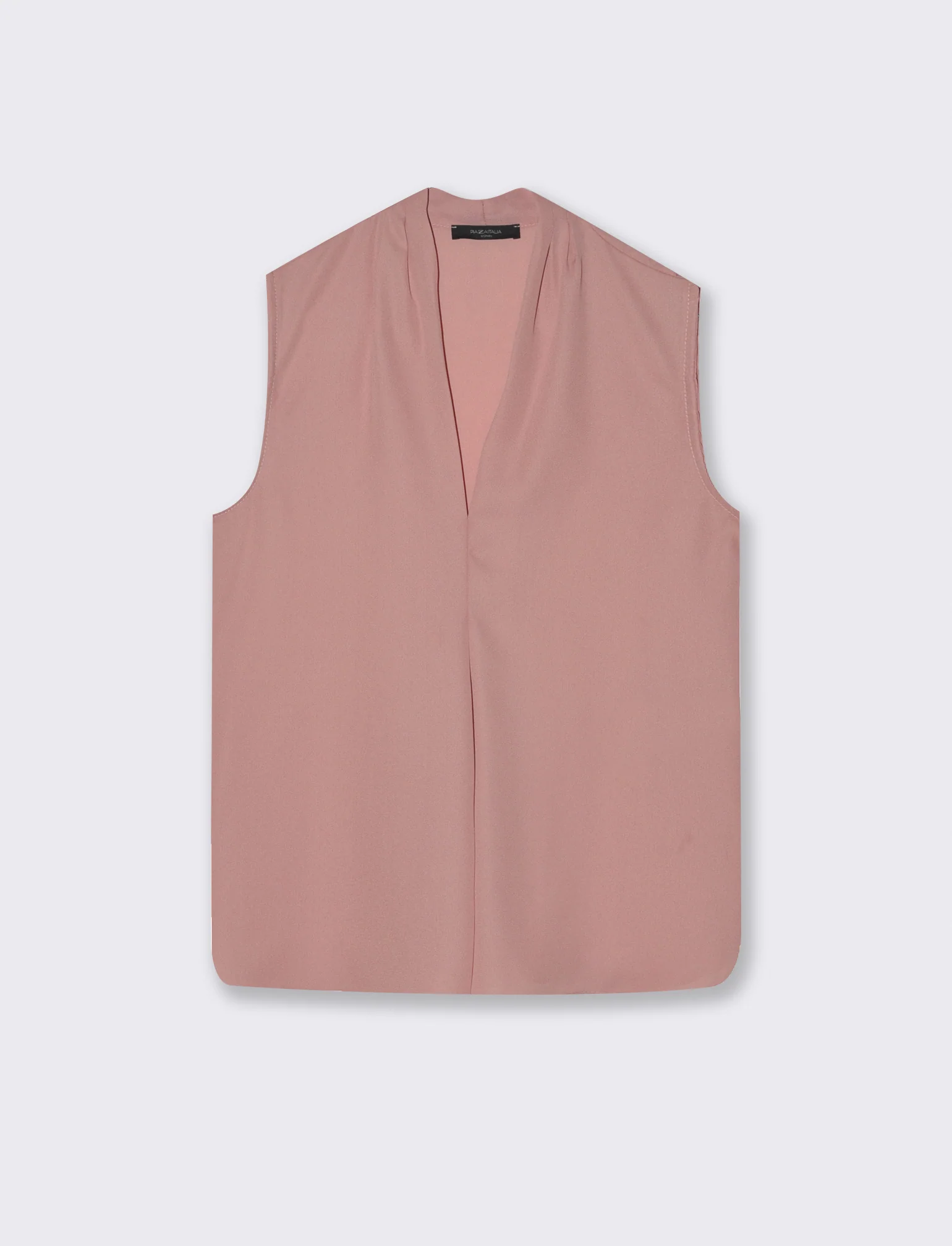 Top con scollo a V - Rosa - Image 4