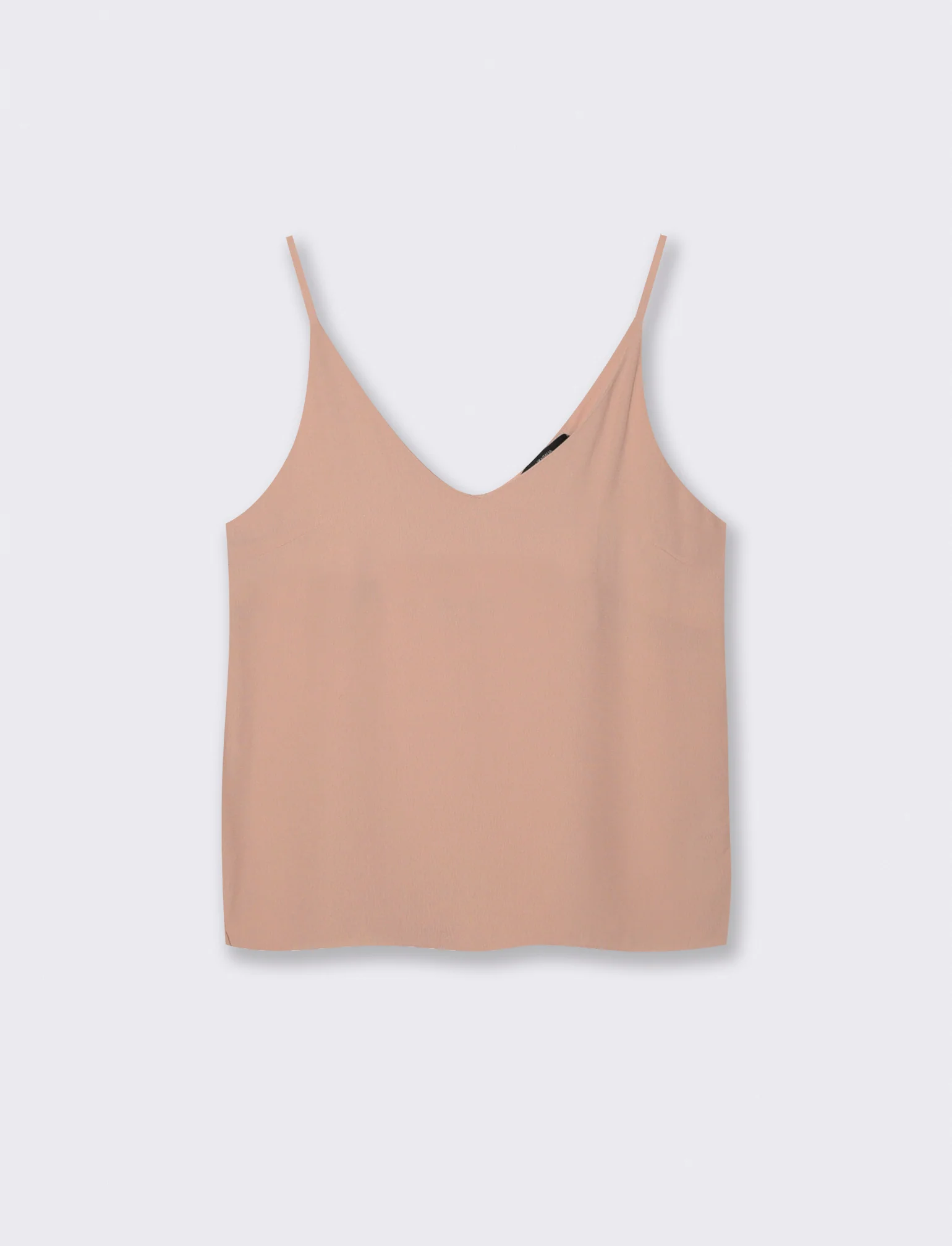TOP CON SCOLLO A V - Rosa chiaro - Image 2