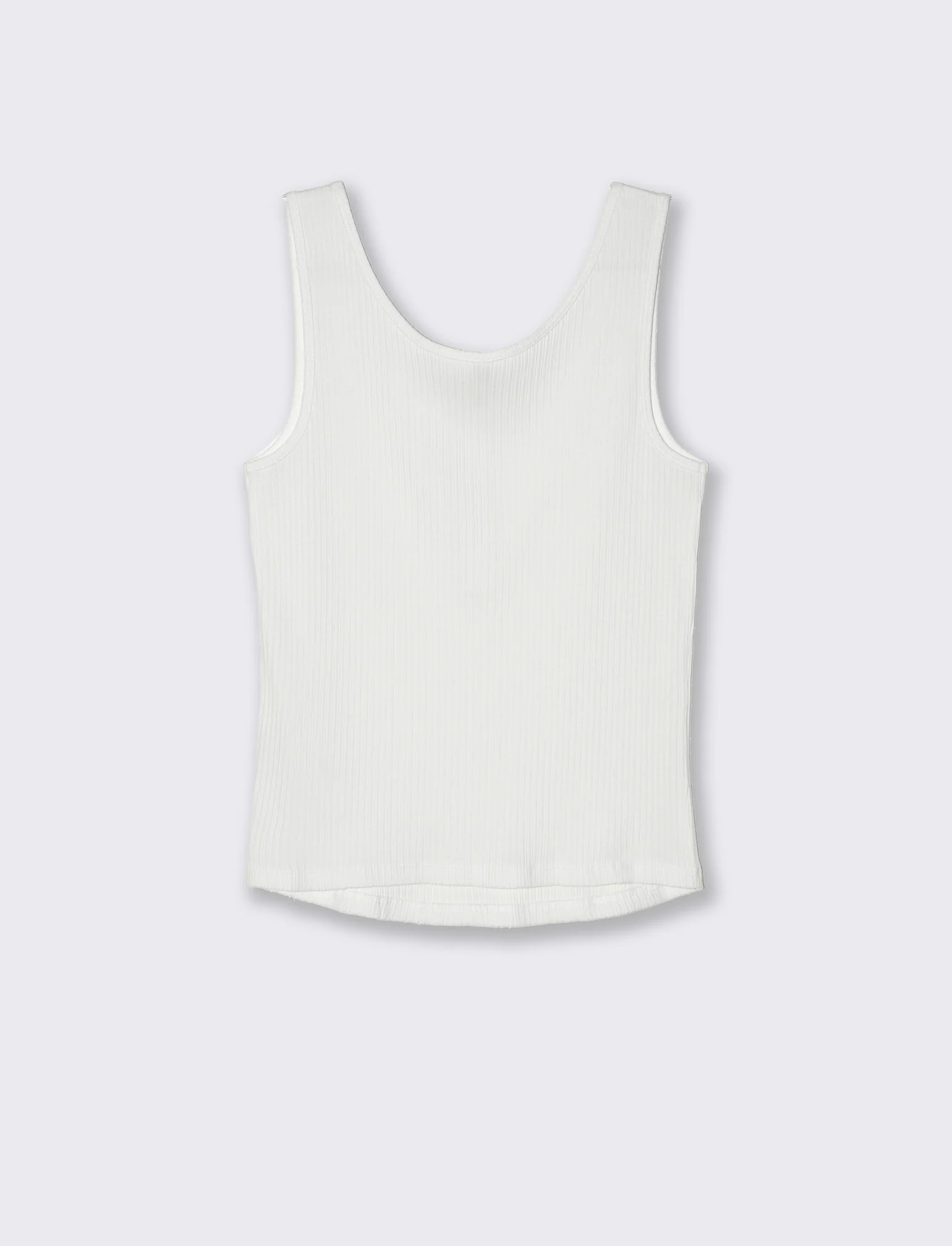 Top con scollo serafino da donna - Bianco - Image 2