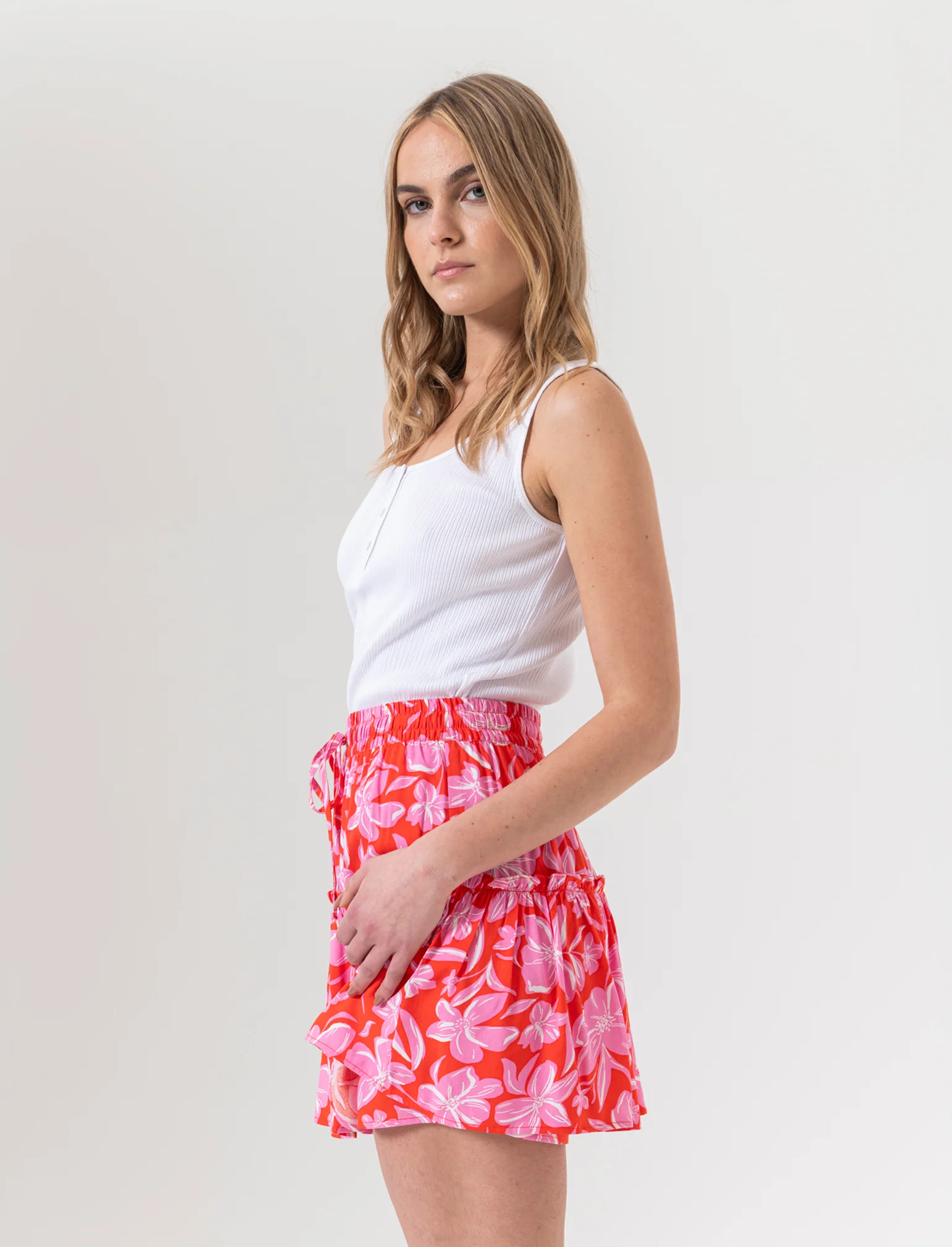 Top con scollo serafino da donna - Bianco - Image 3