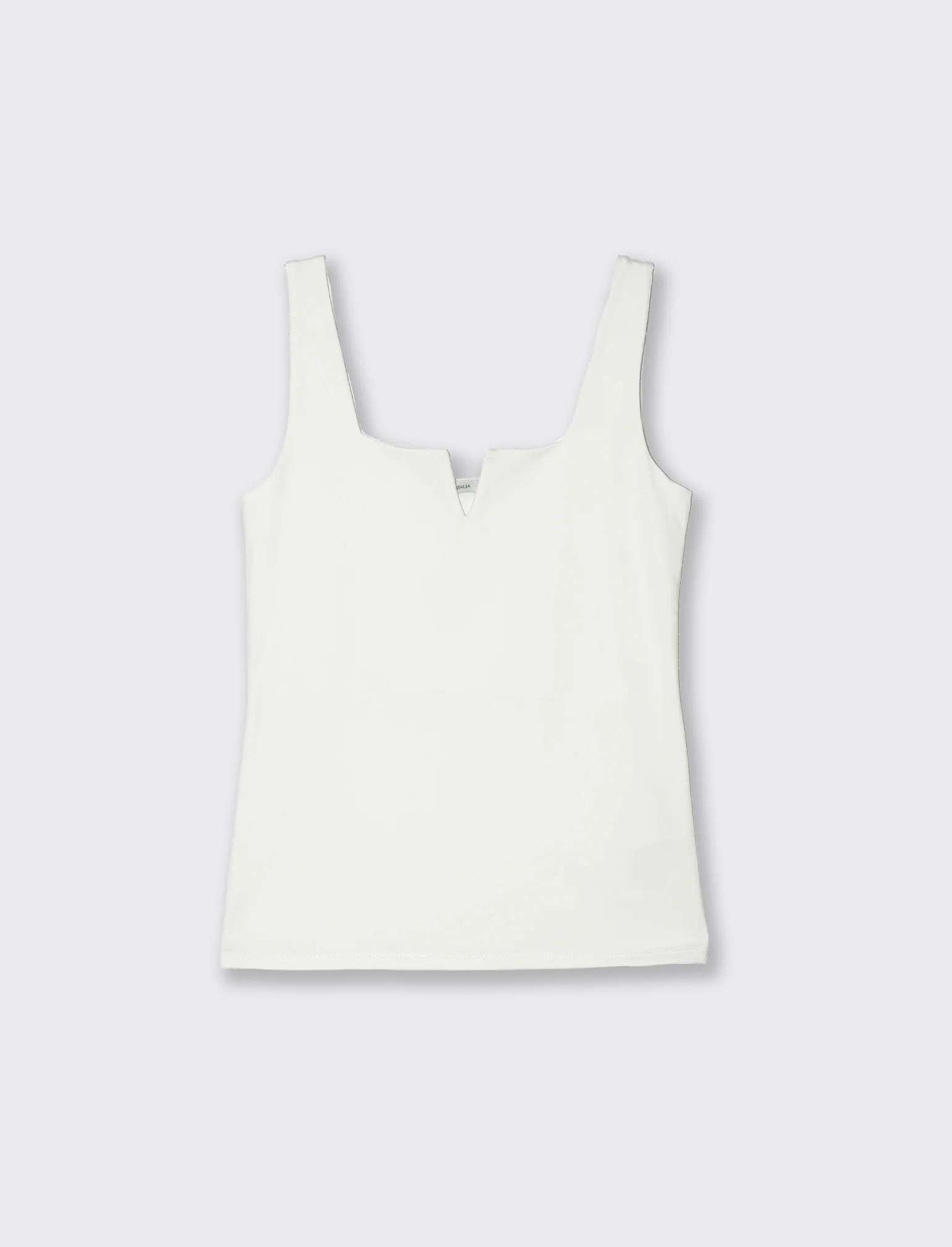Top con spallina larga da donna - Bianco latte - Image 4