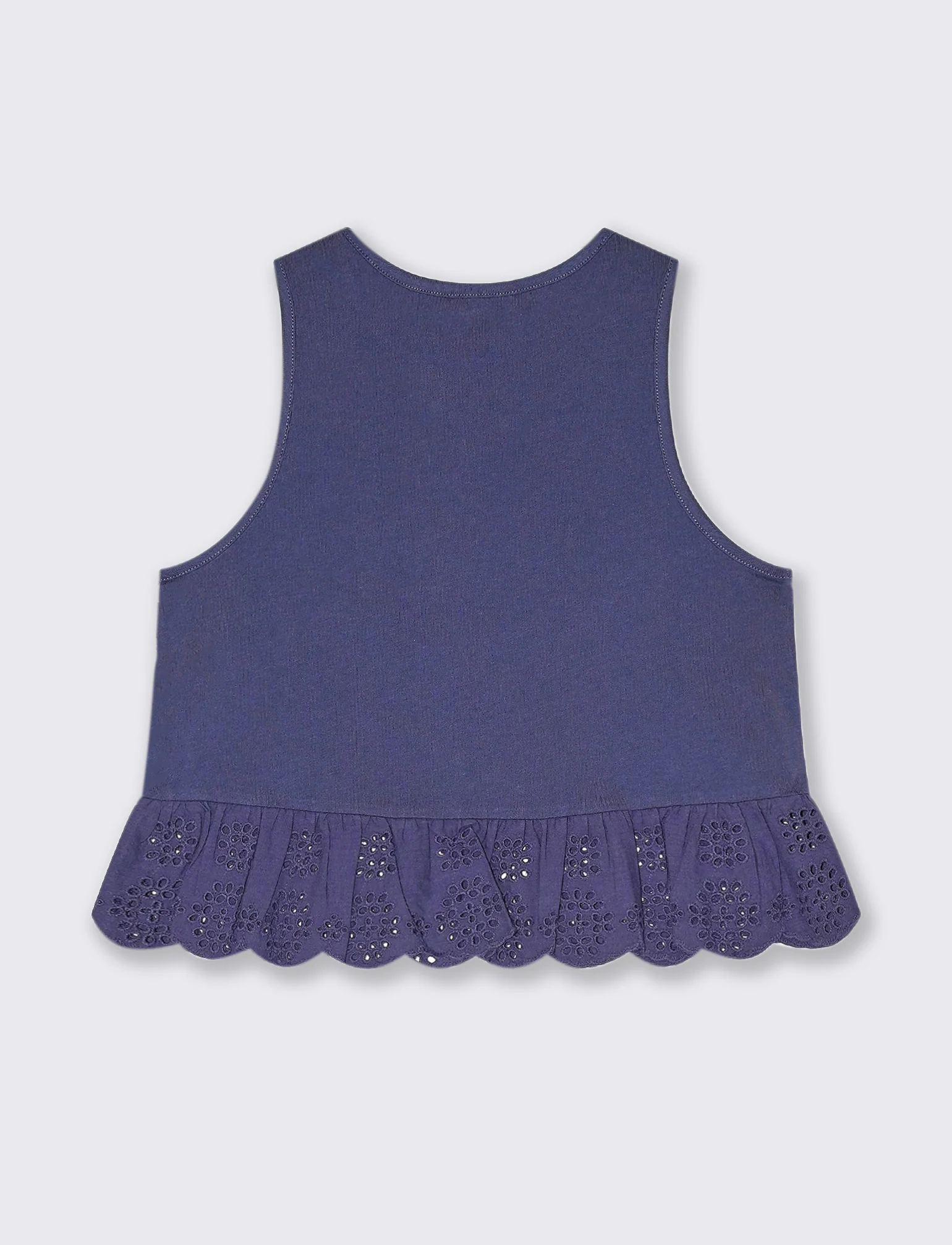 Top con volant da donna - Mirtillo - Image 2