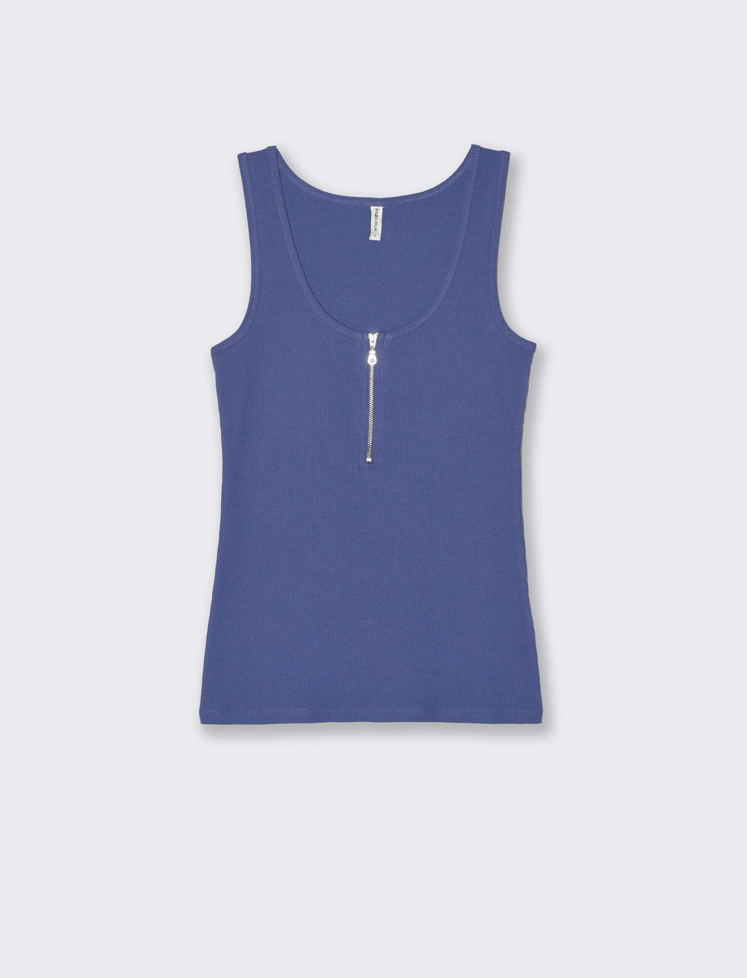 Top con zip da donna - Mirtillo