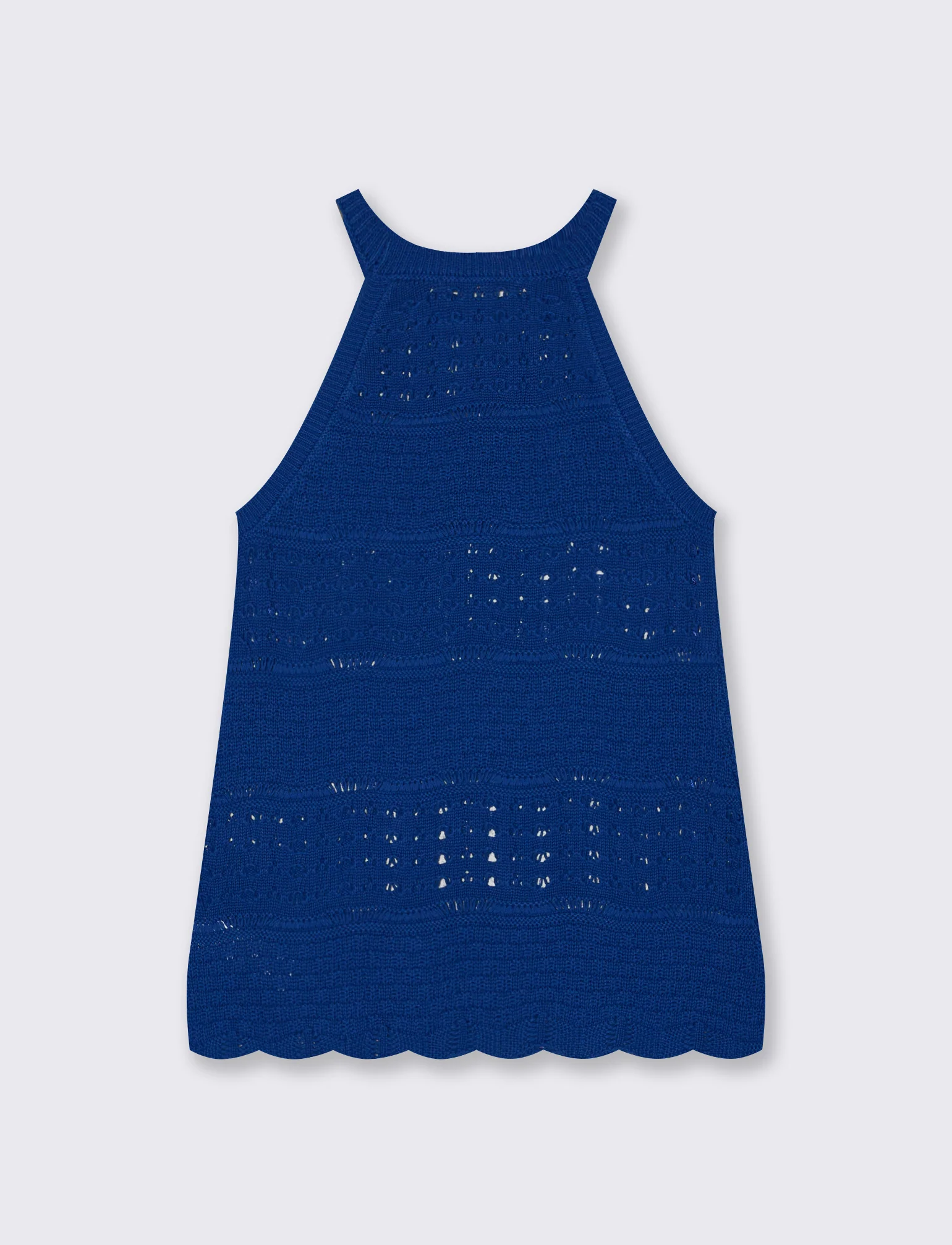 Top Crochet con Fondo a Onde Elegante - Royal - Image 4