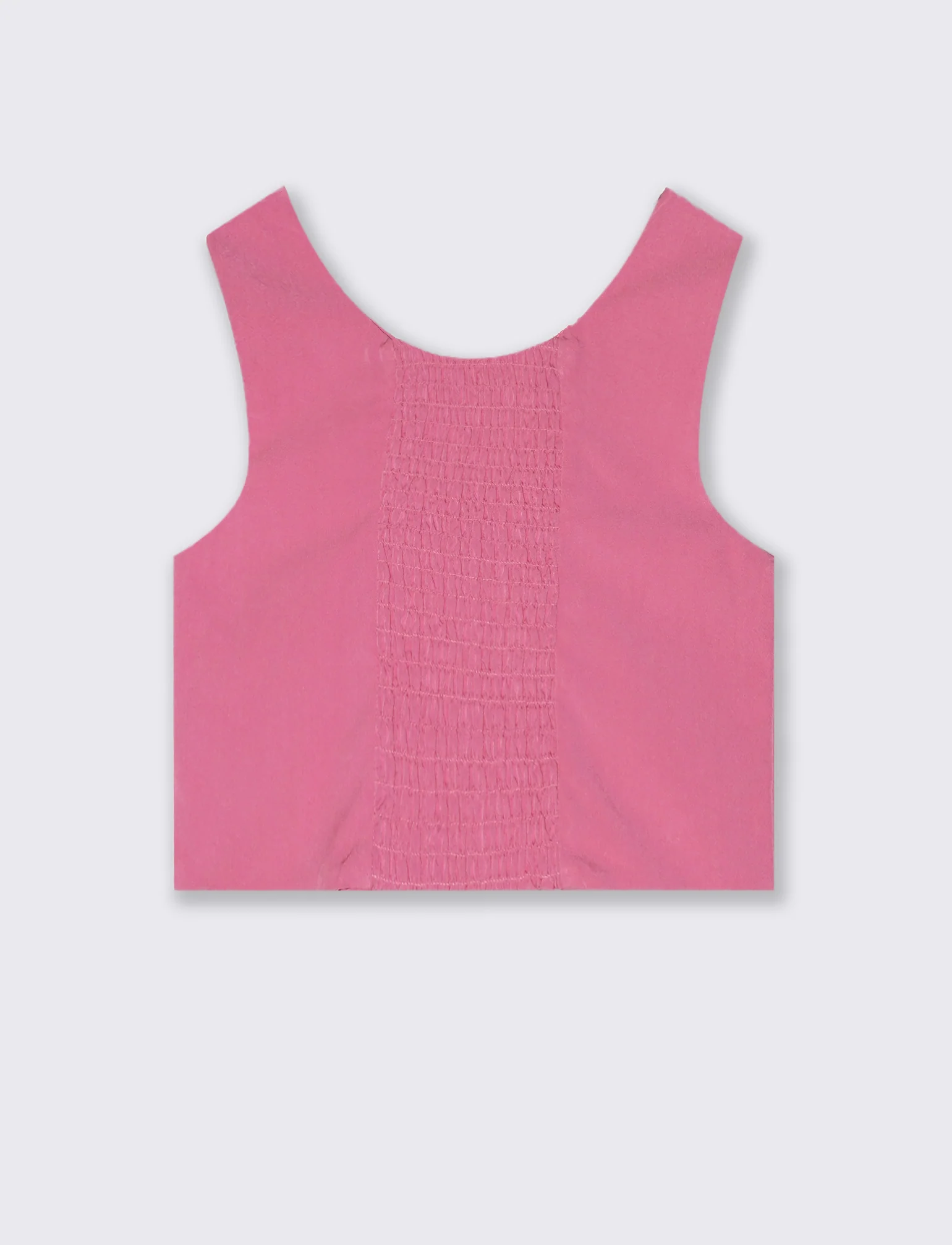 Top elegante in cotone con fiocco decorativo - Rosa - Image 2