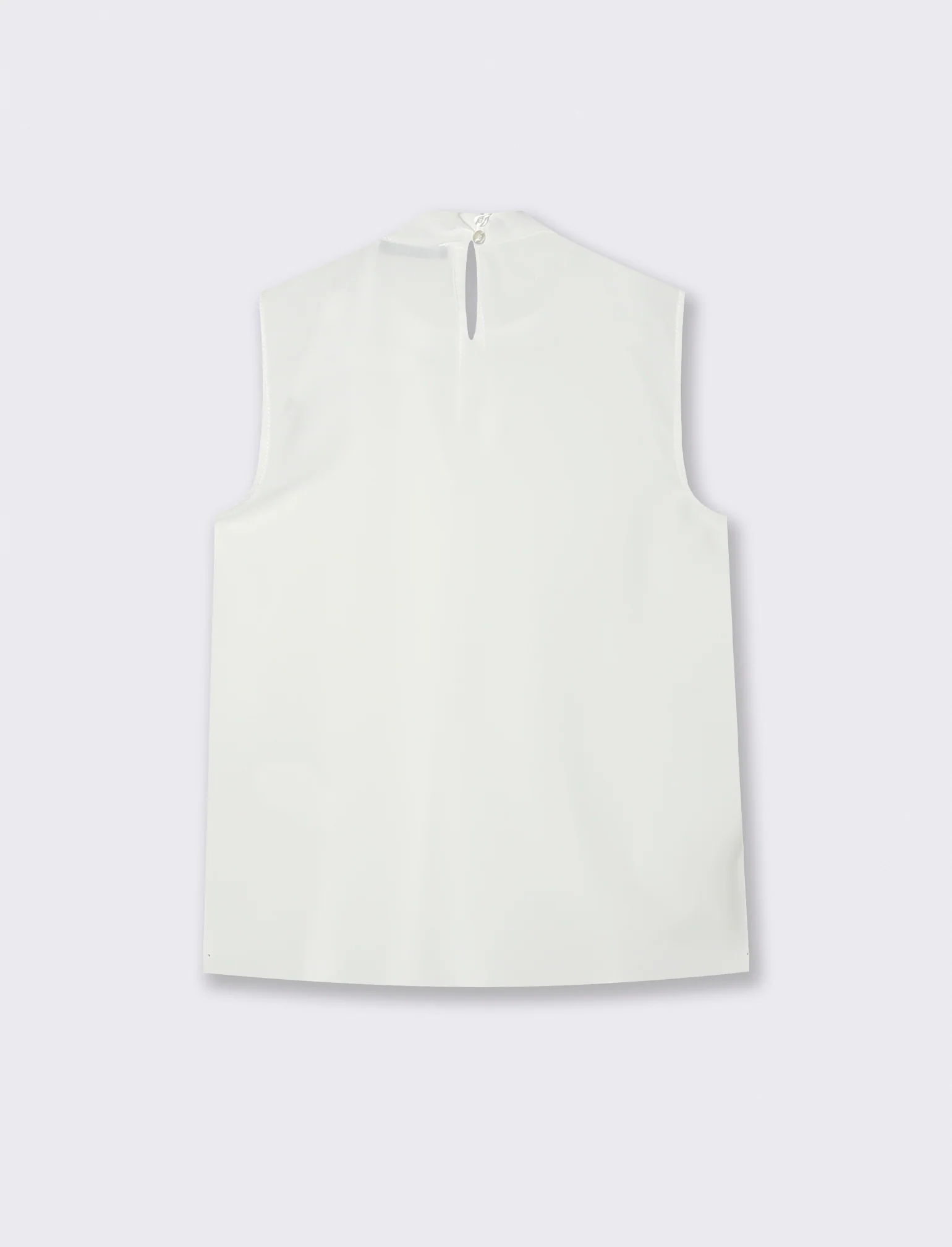 TOP GIROMANICHE - Bianco panna - Image 2