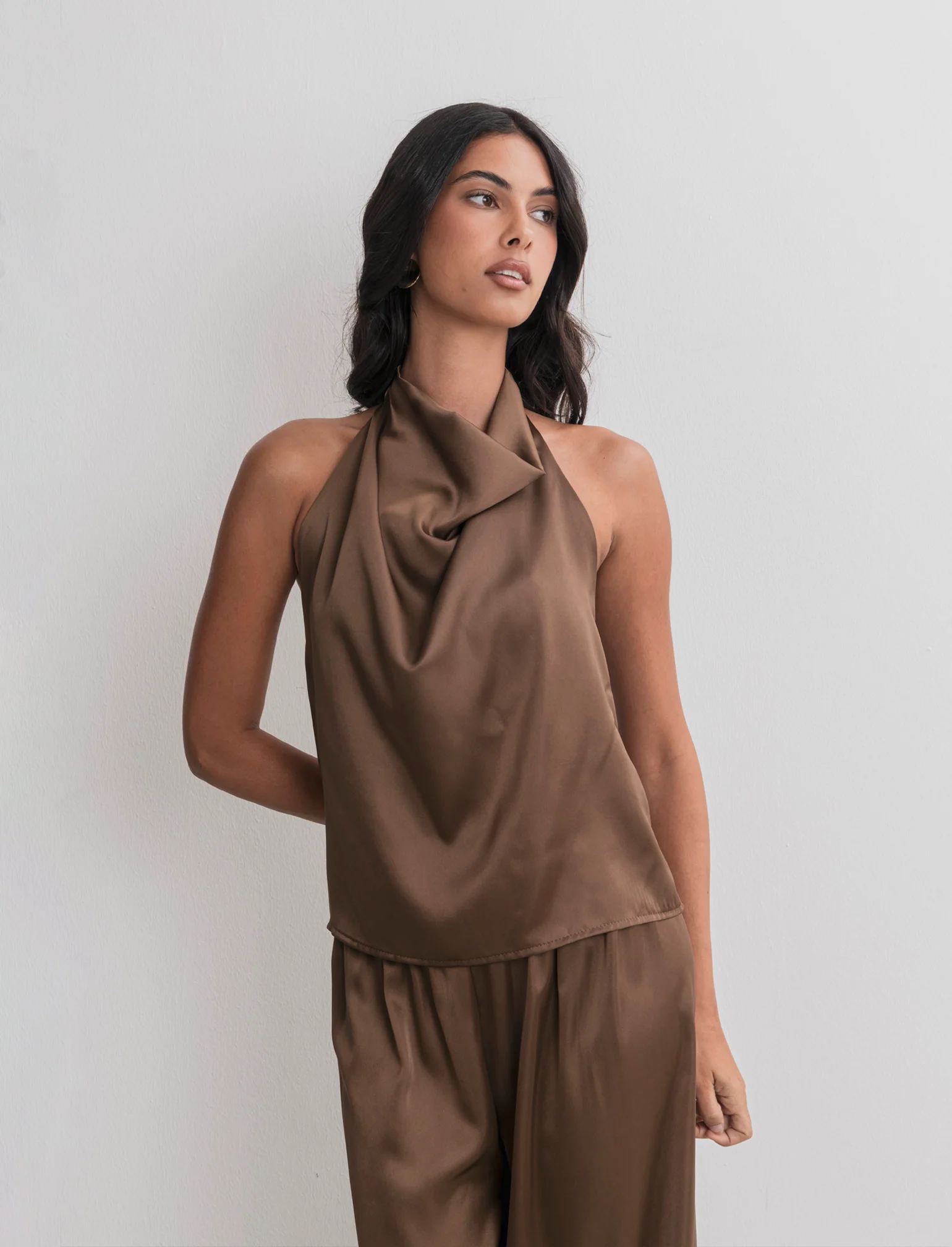 TOP HALTERNECK - Moro