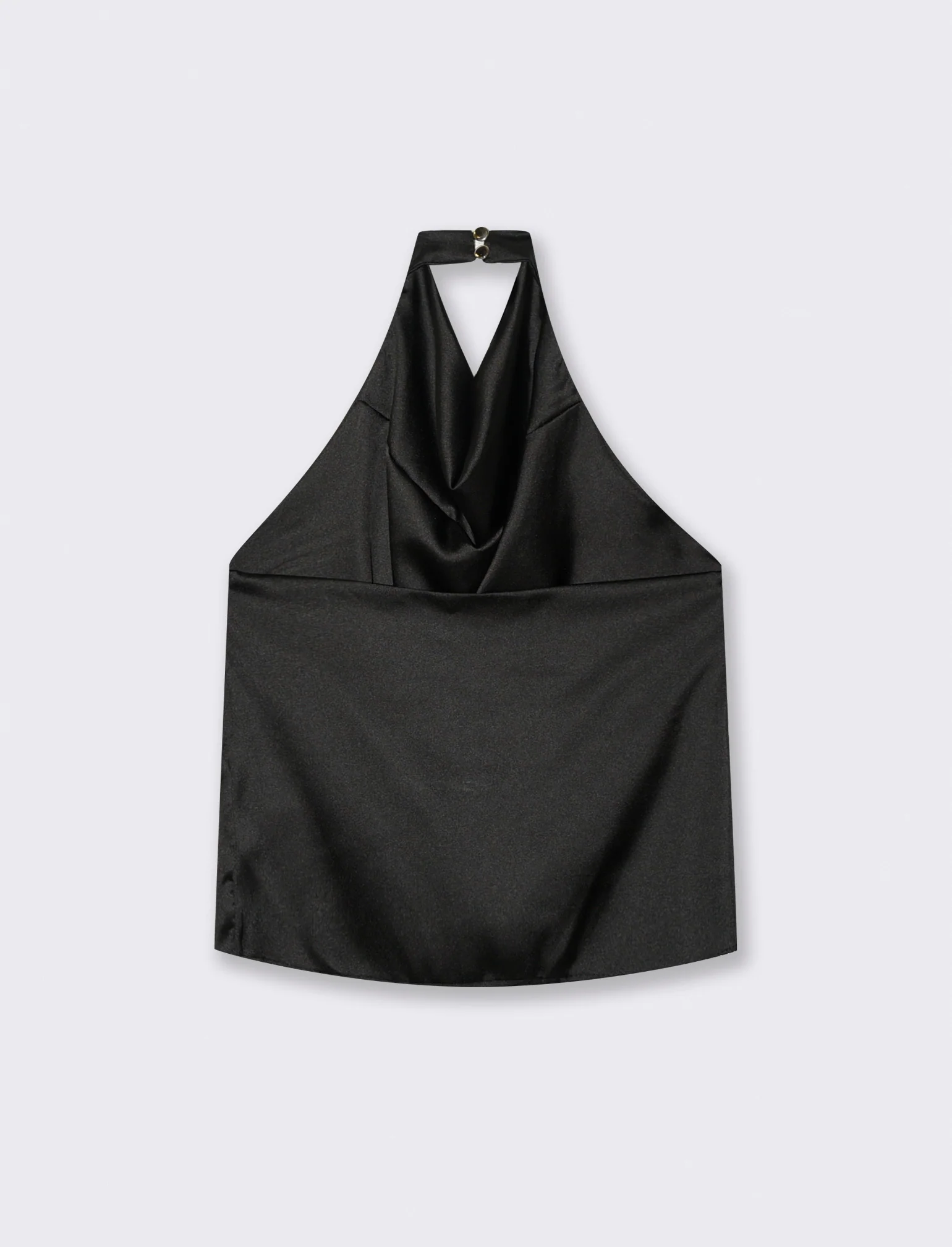 TOP HALTERNECK - Nero - Image 2