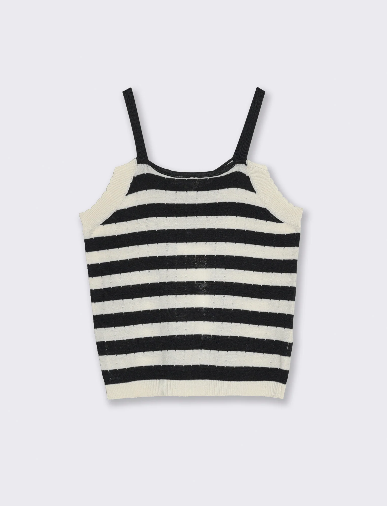 Top in maglina a righe da bambina - Righe - Image 3