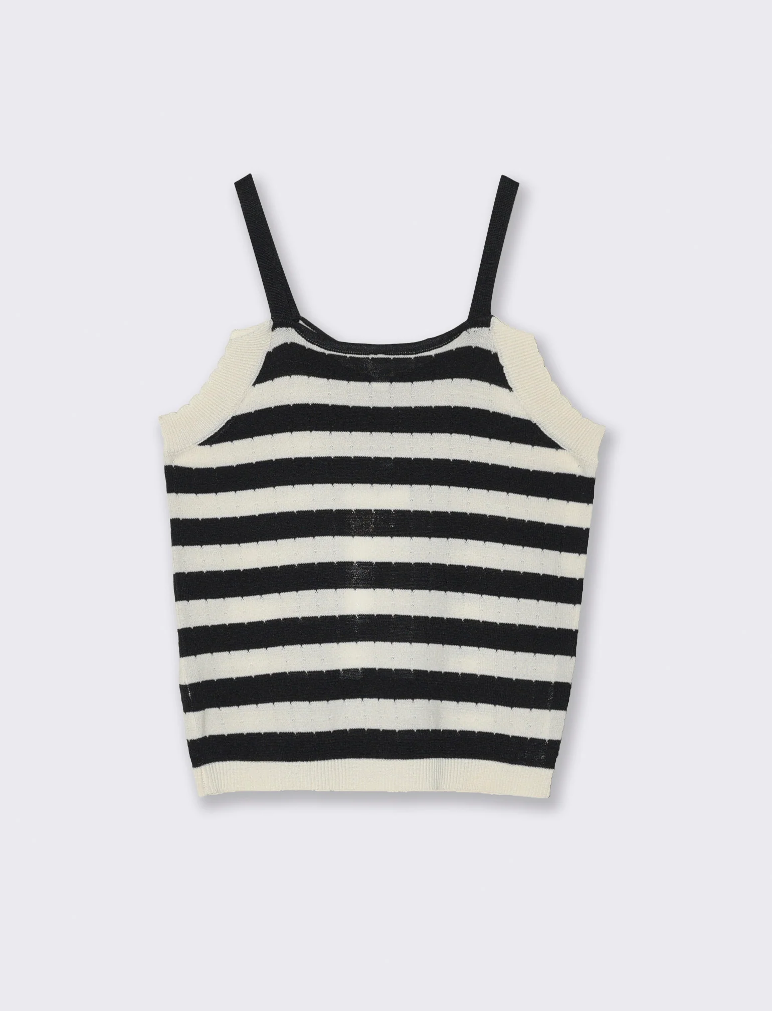 Top in maglina a righe da bambina - Righe - Image 4