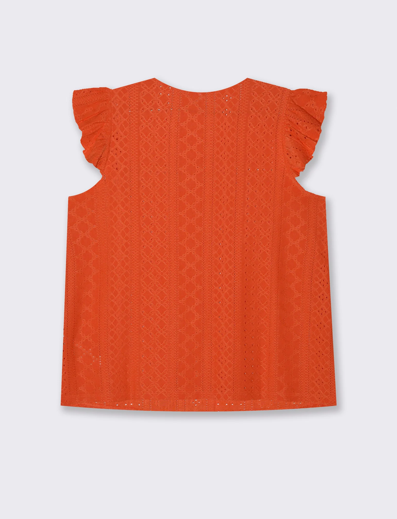 Top in pizzo da donna - Arancio - Image 2