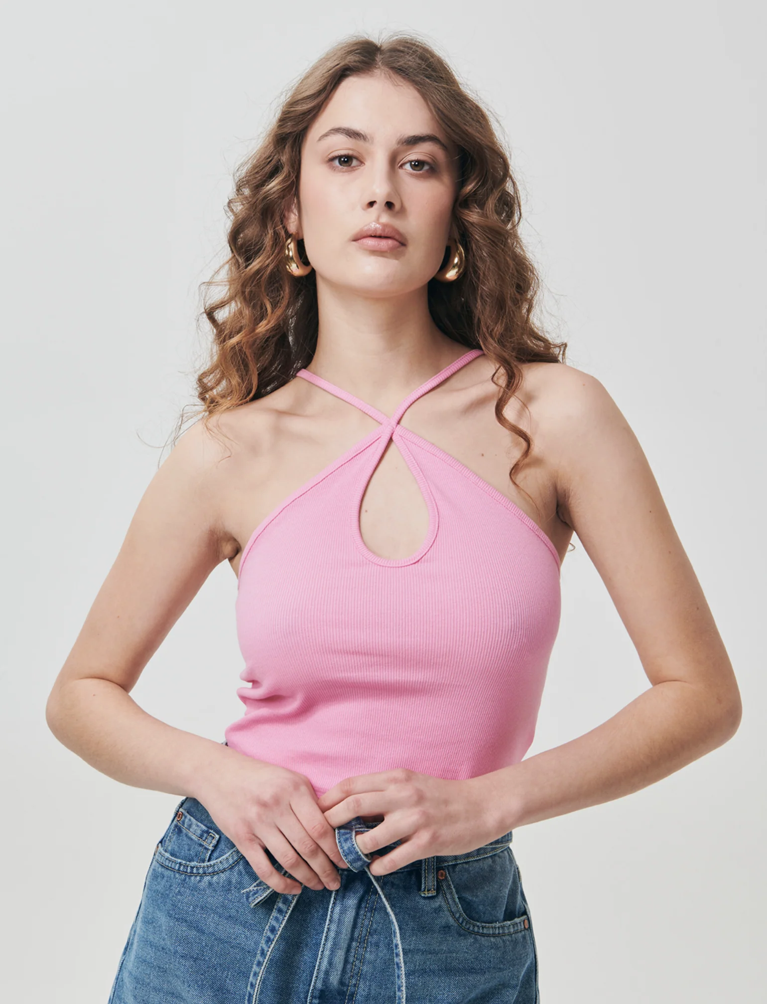 Top Intrecciato e Costine - Rosa big bubble - Image 3
